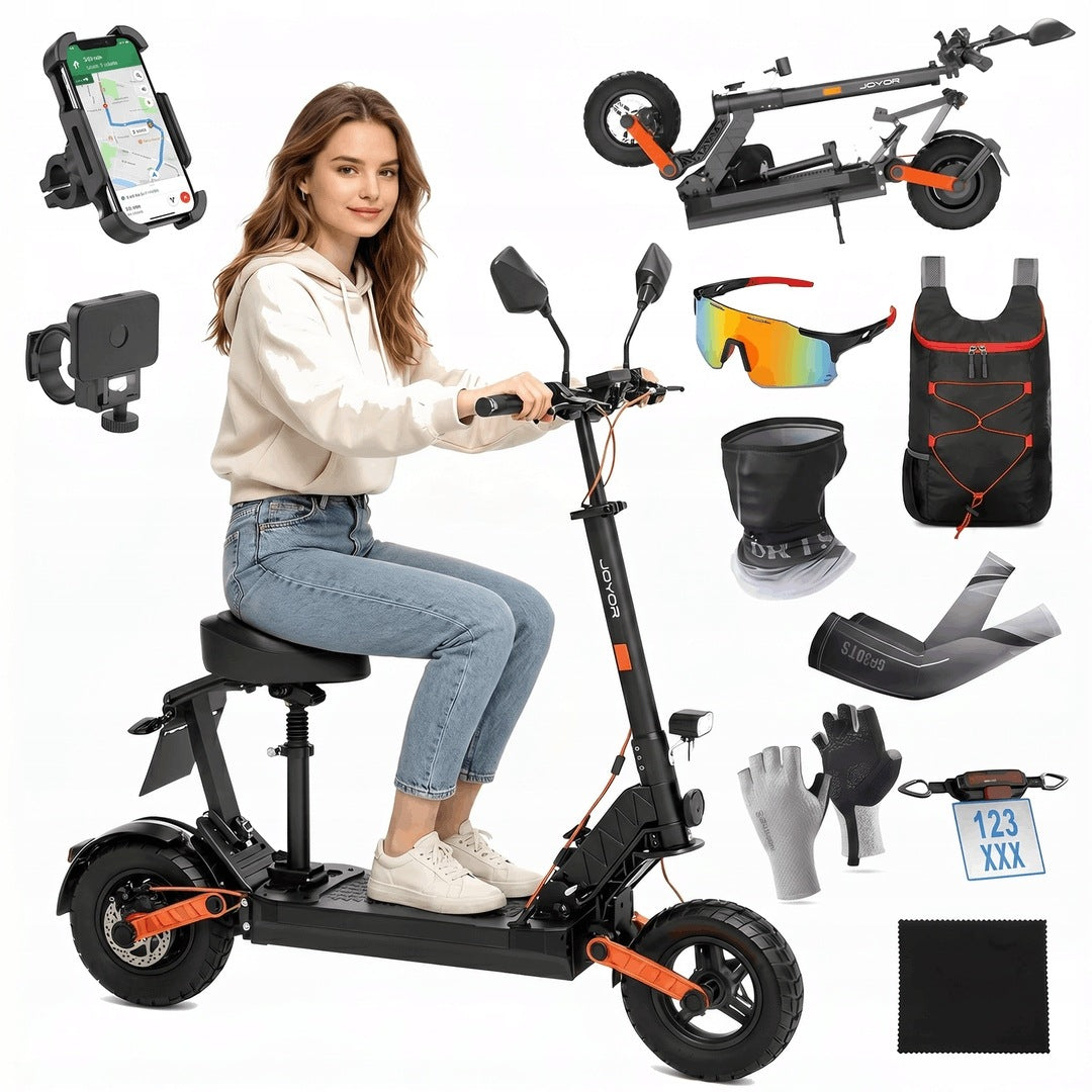 JOYOR S8E Vehicle Electric Seat 800W 48V 26Ah 80km Folding Range