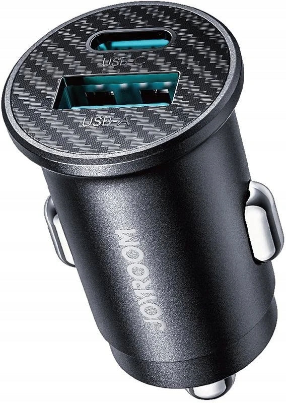 JOYROOM CAR CHARGER 15W USB-C USB-A TWO UNIVERSAL INPUTS