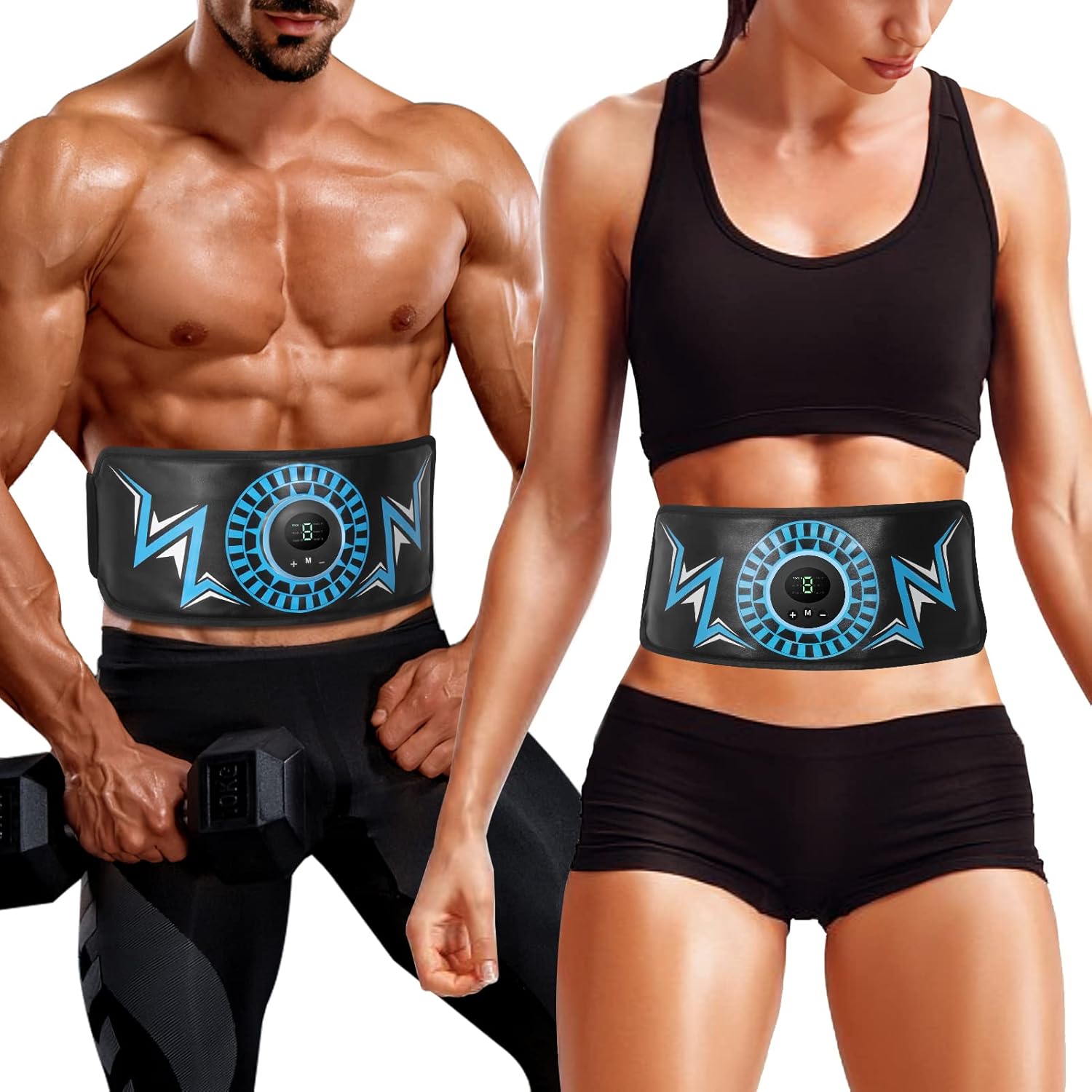 JOYTOUR EMS Abdominal Muscle Stimulator 6 Modes 9 Intensity Universal