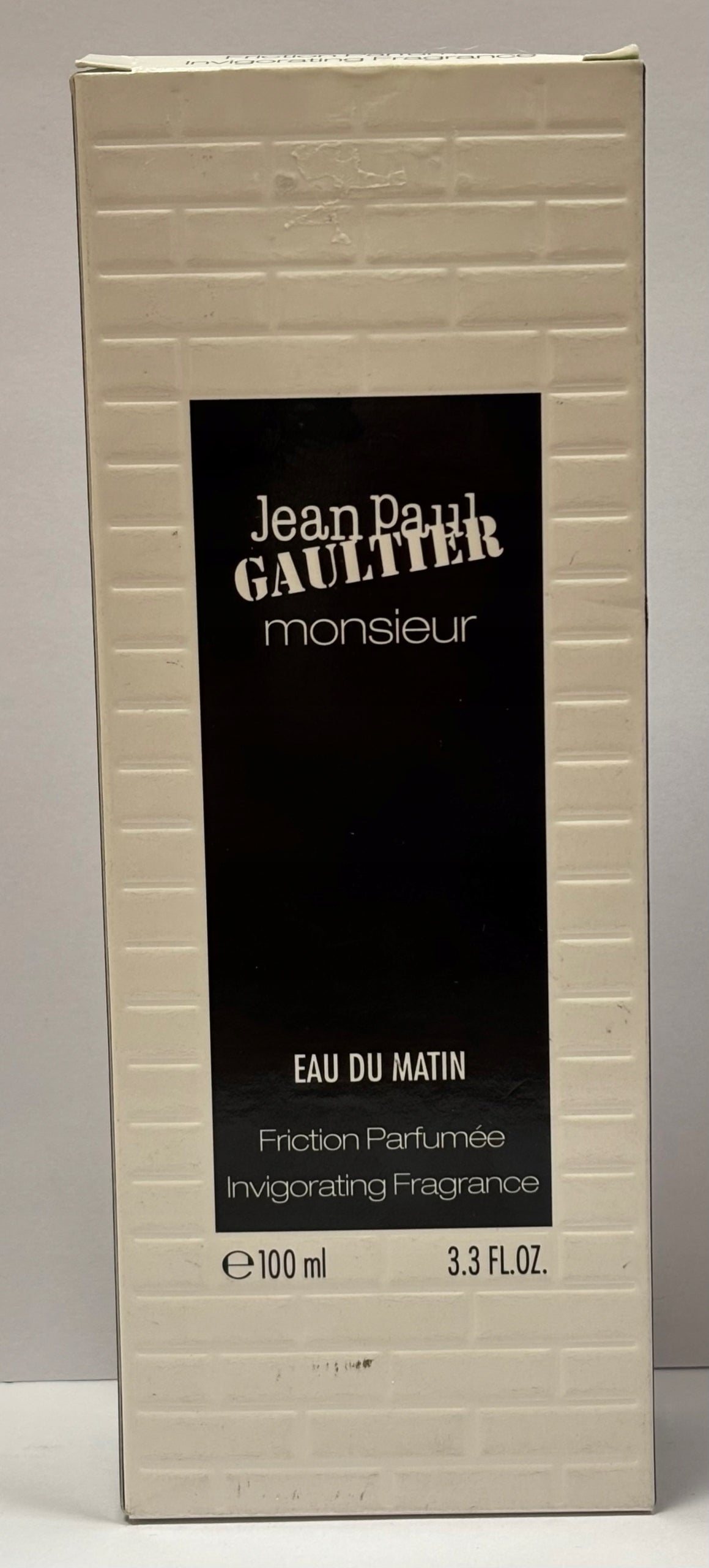 JPG MONSIEUR EAU DU MATIN (M) EDT/S 100 ML Brand Jean Paul Gaultier