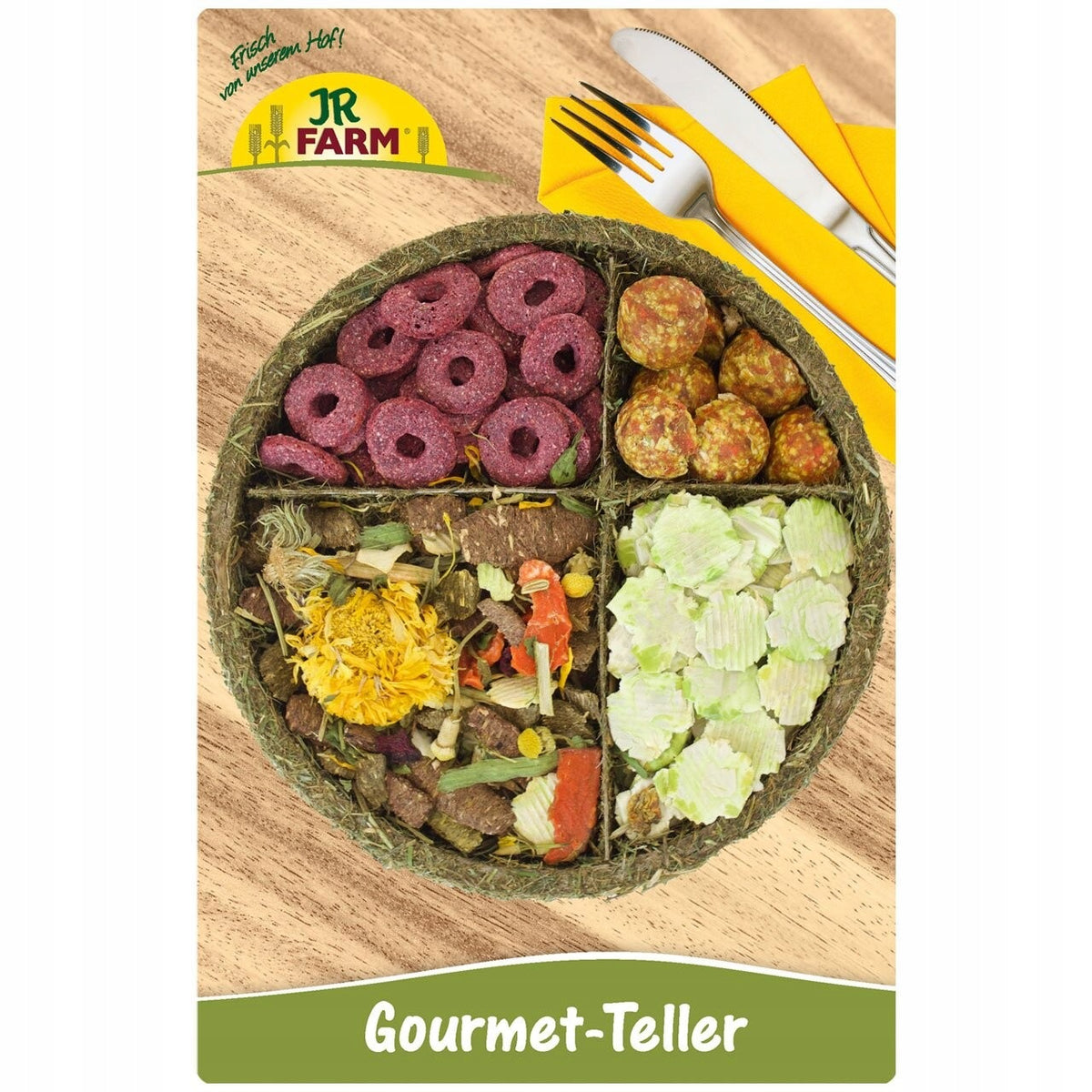 JR Farm Grainless Plate for Rodents and Rabbits 100 g