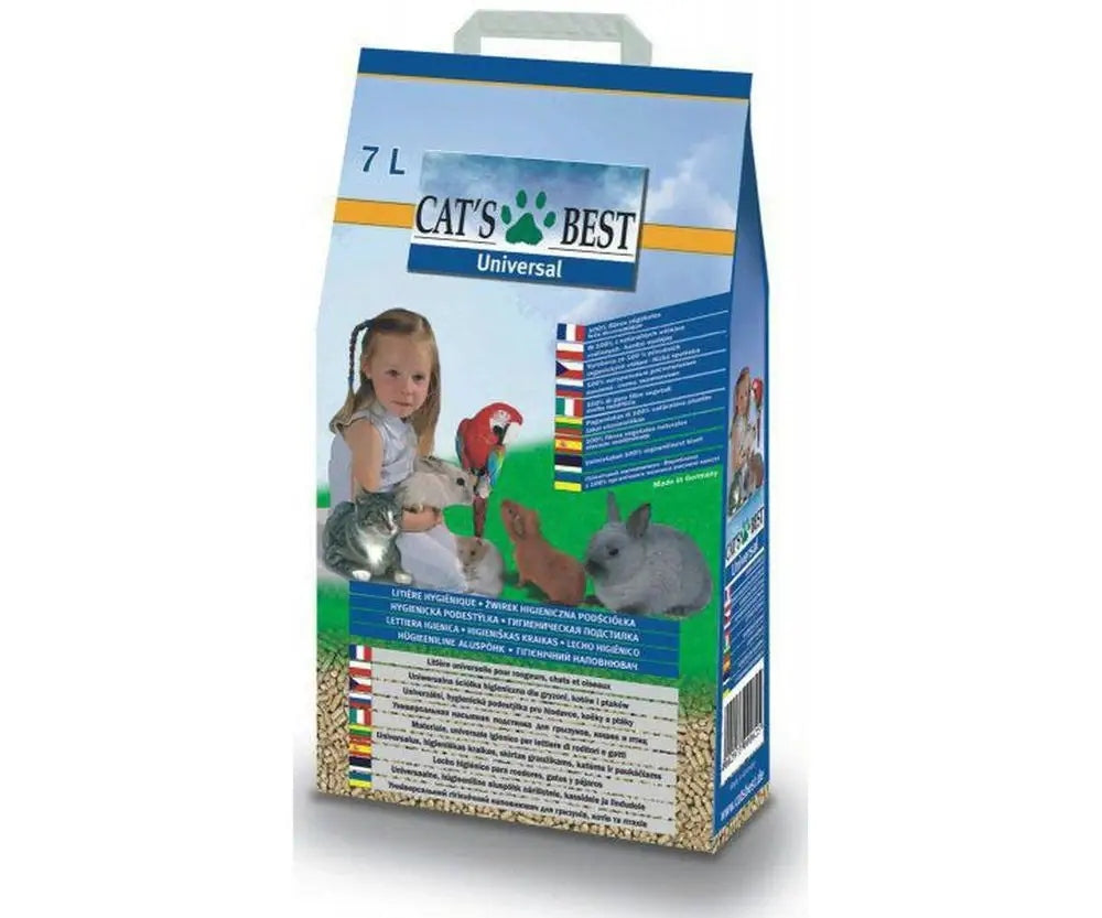 JRS CAT'S BEST UNIVERSAL CAT LITTER WOODEN NON-CAKING 7L (4 KG) Manufacturer code 4002973000625