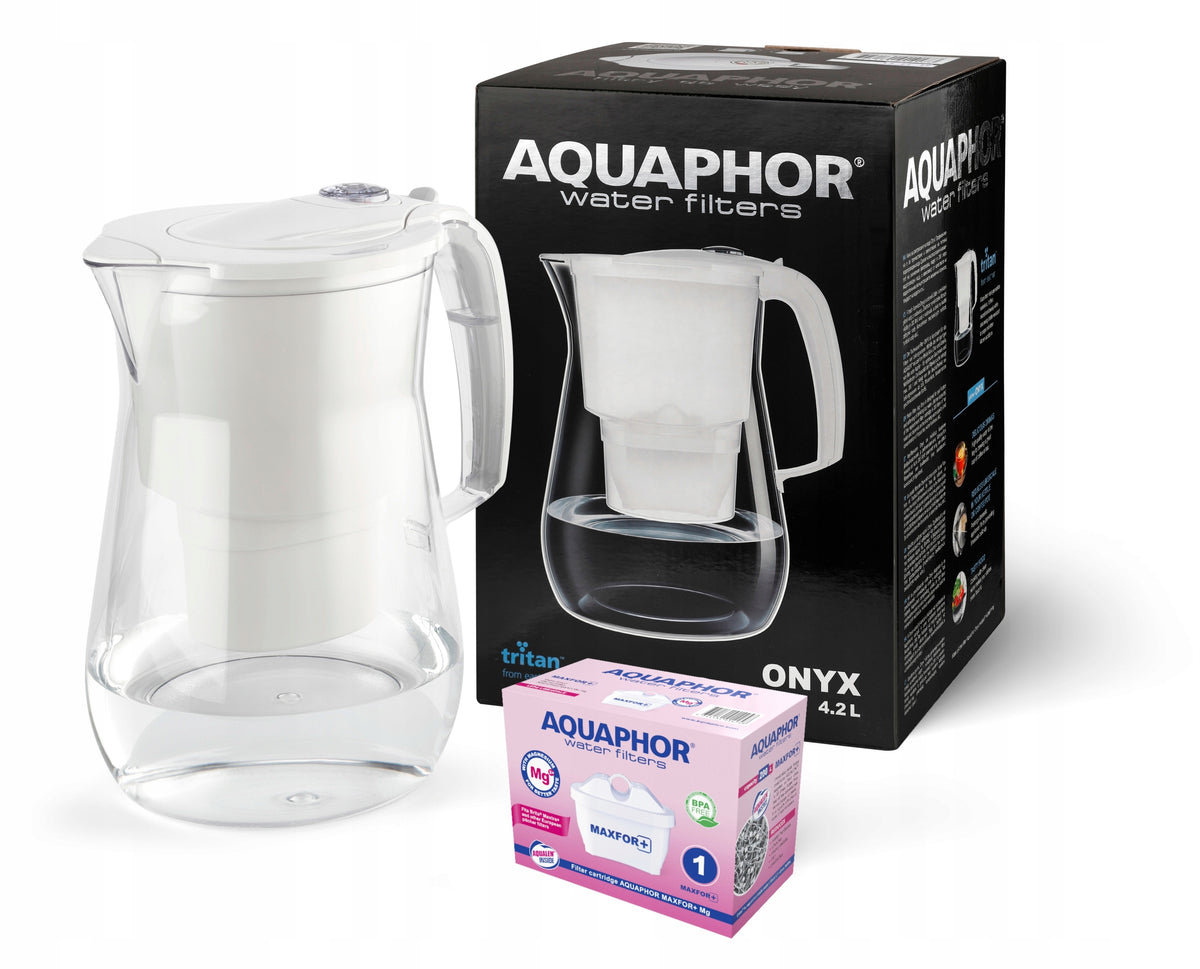 JUG FILTER AQUAPHOR ONYX XXL + CARTRIDGE B25 MAXFOR+ MG+ MAGNESIUM