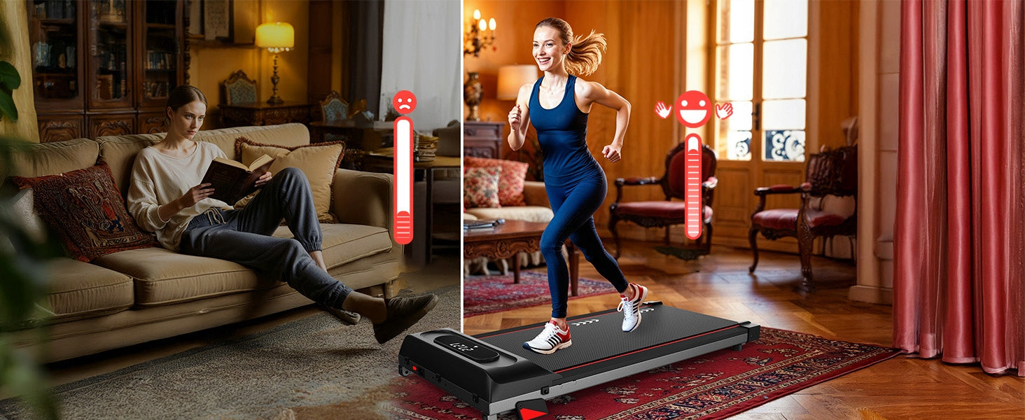 JUICEASE P100 Electric Walking Treadmill with LED up to 6km/h / 100 kg Maximum user weight 120 kg