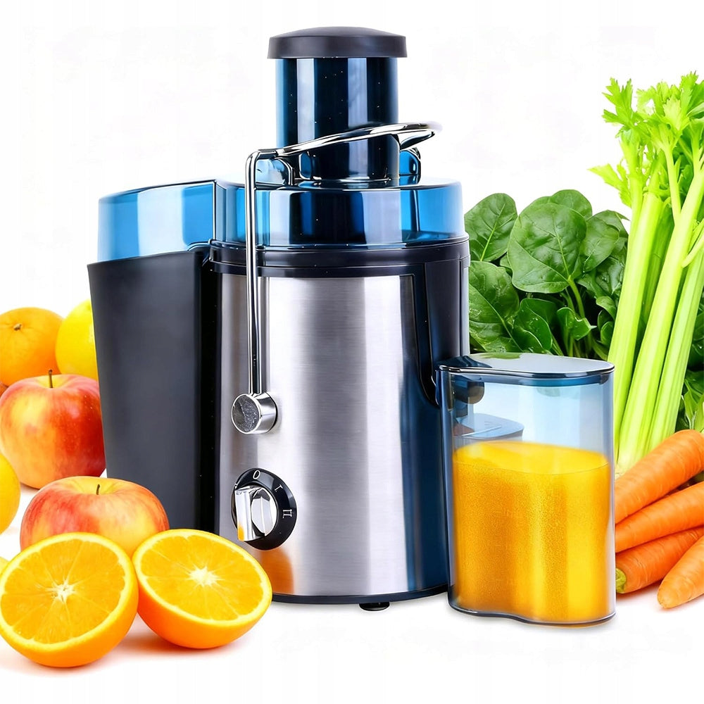 JUICER 1000W 500ML 2 SPEED 65MM HOLE SILVER FRUIT AND VEGETABLES 220V Brand no brand