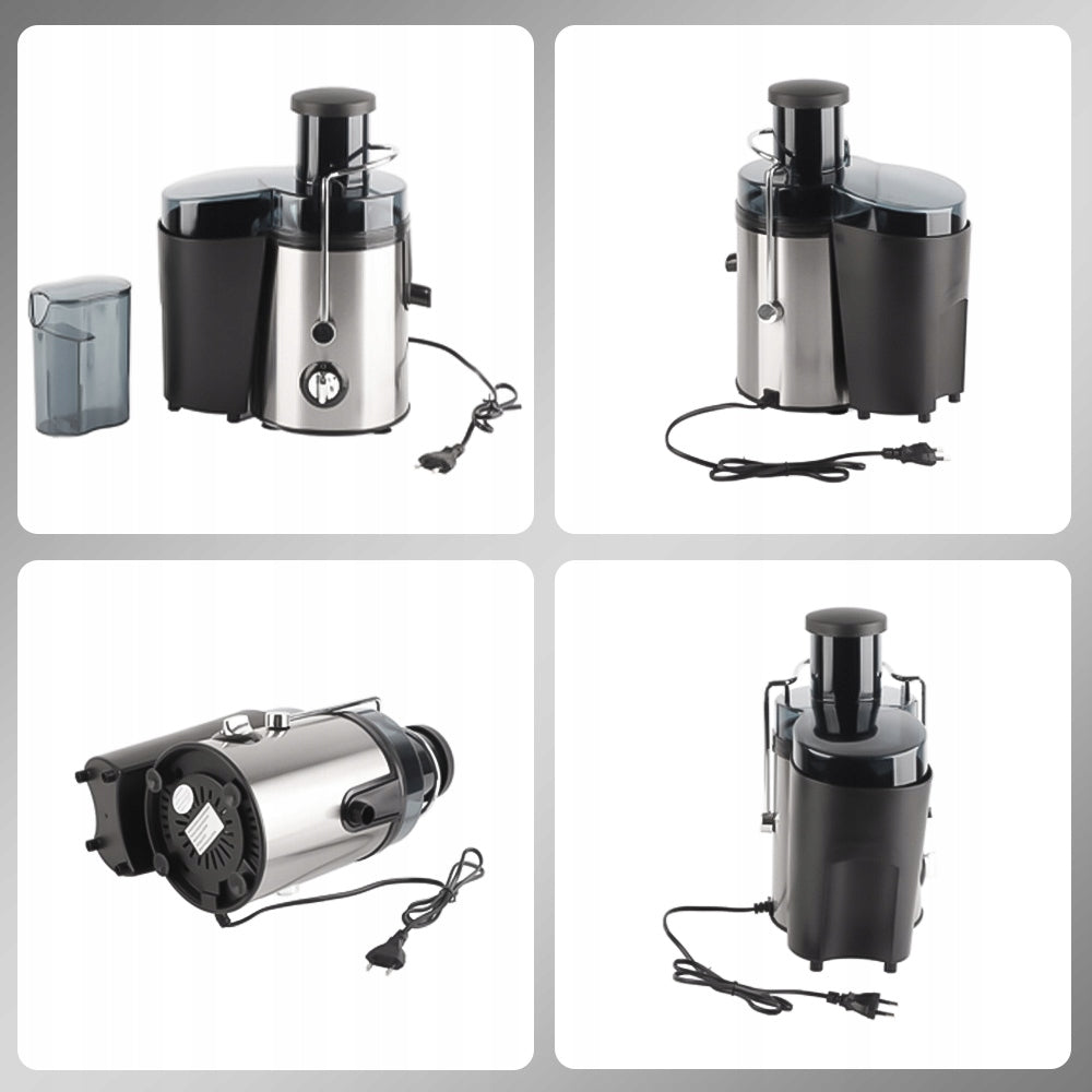 JUICER 1000W 500ML 2 SPEED SILVER HOLE 65MM FOR VEGETABLE FRUIT Brand no brand