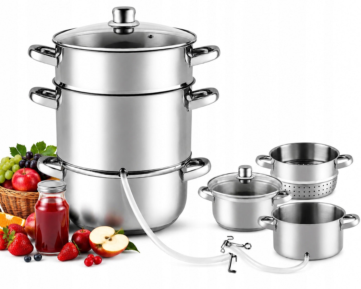JUICER 8 L Juicer Juice Pot STEAM POT for Juice INDUCTION GAS
