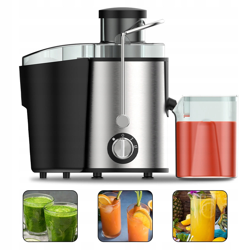 JUICER 800W 2 SPEED STAINLESS STEEL EASY TO CLEAN Packaging status original