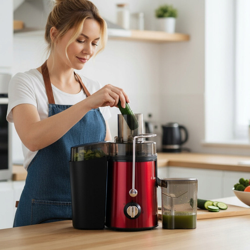 JUICER FRUIT AND VEGETABLE JUICER ELECTRIC 1000W Brand no brand