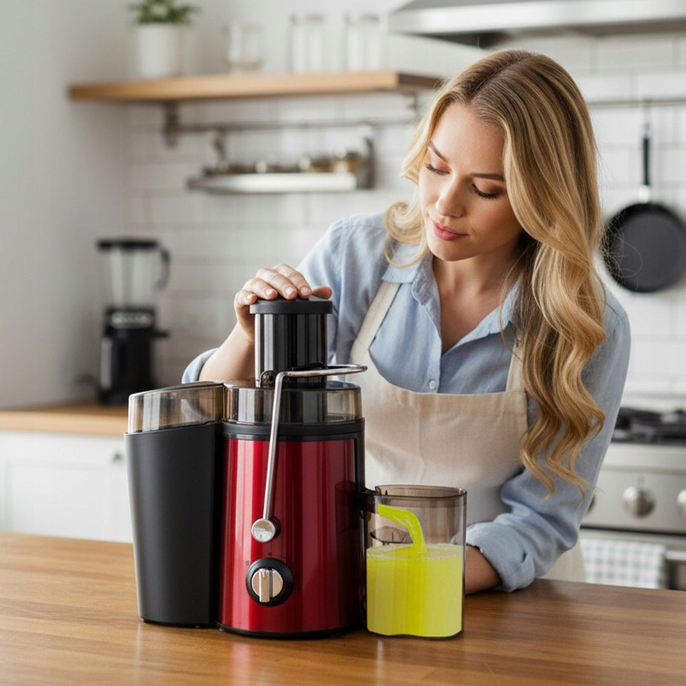 JUICER FRUIT AND VEGETABLE JUICER ELECTRIC 1000W Packaging status original