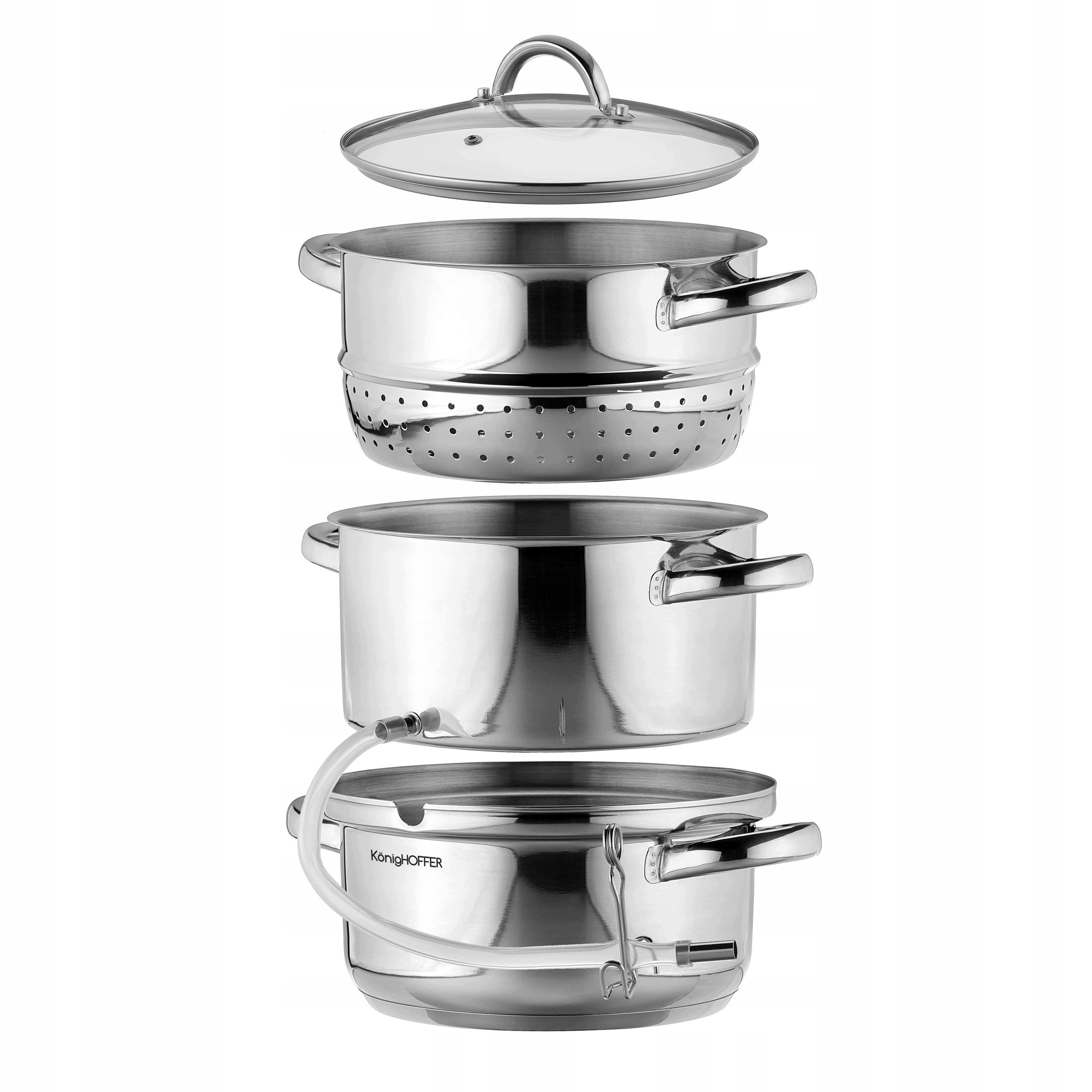 JUICER KONIGHOFF 8L STAINLESS STEEL INDUCTION/GAS steam juice pot