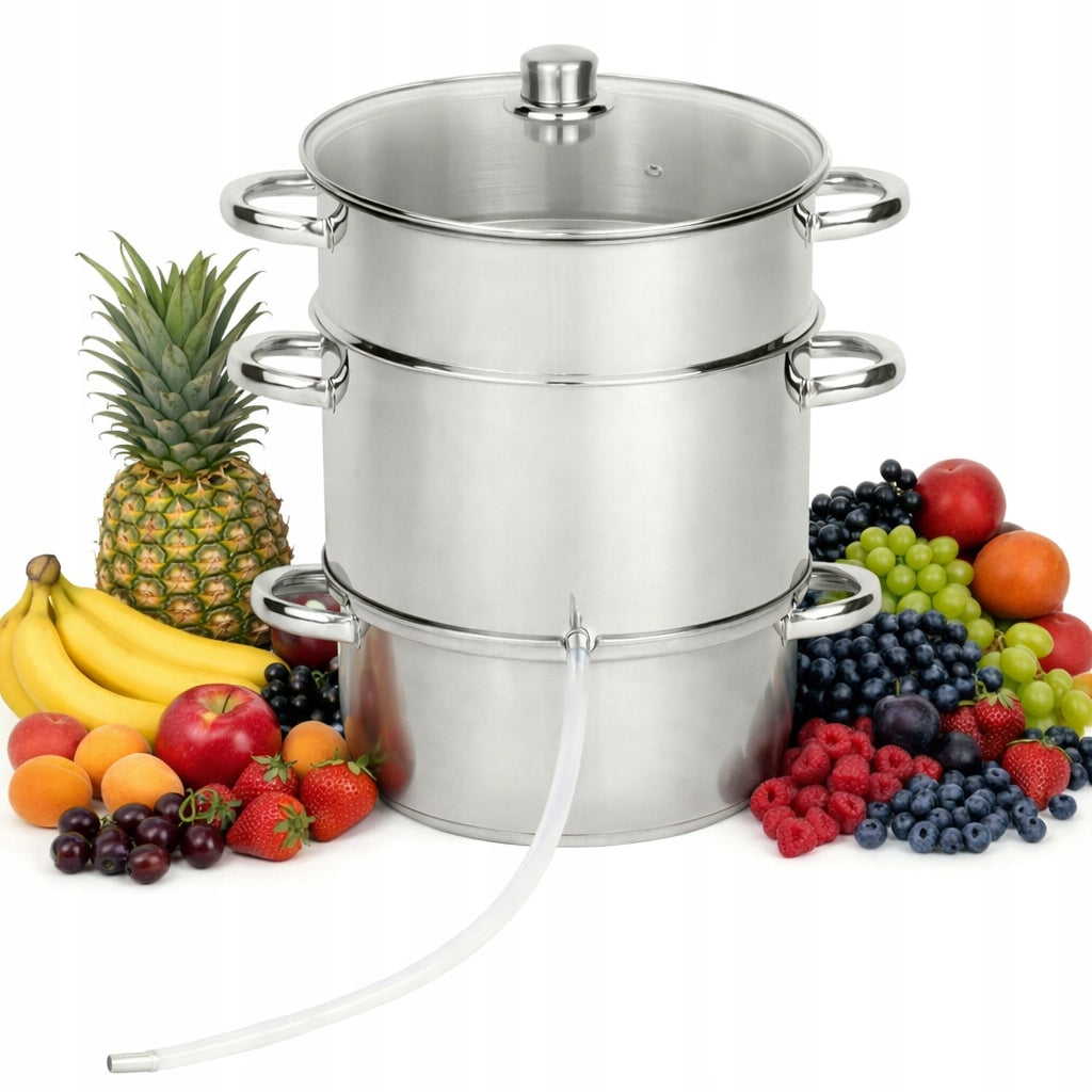 JUICER STEAMER 8L STAINLESS STEEL for fruit INDUCTION gas steam pot