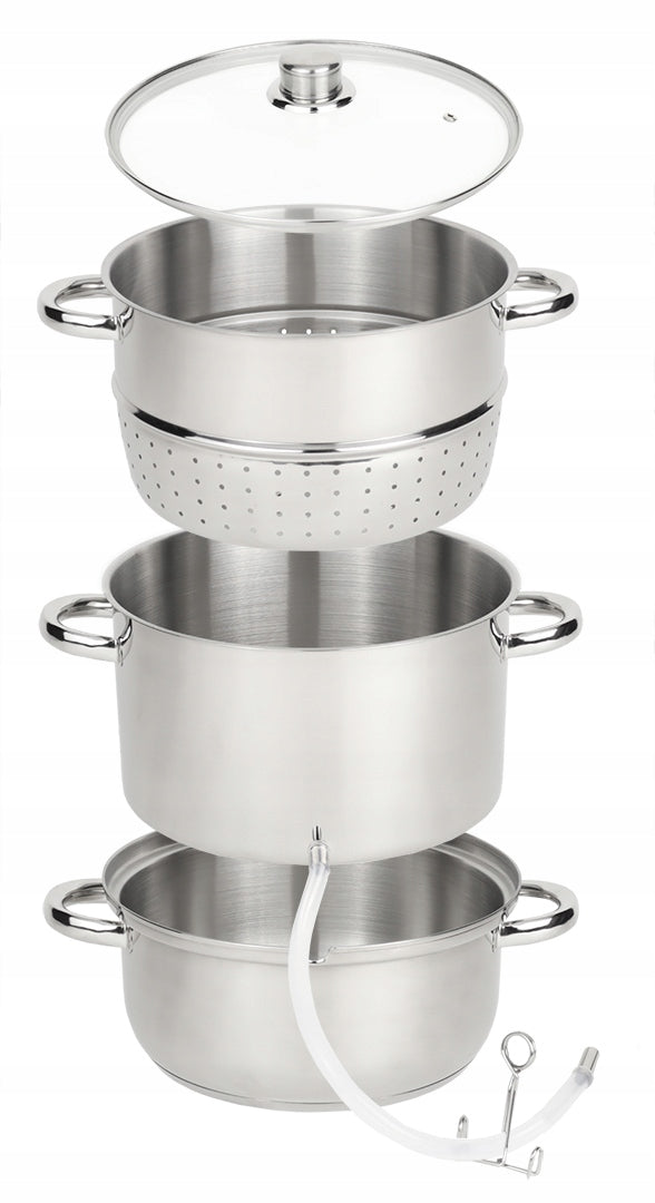 JUICER STEAMER STEAM POT 8L ROOMY LARGE INDUCTION FOR JUICES SOLID Packaging status original