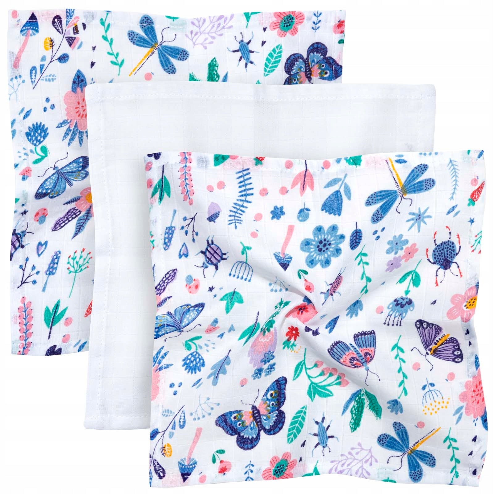 JUKKI 3PACK MUSLIN DIAPER 30 x 30 cm DIAPER SET 3 pcs. Brand Jukki