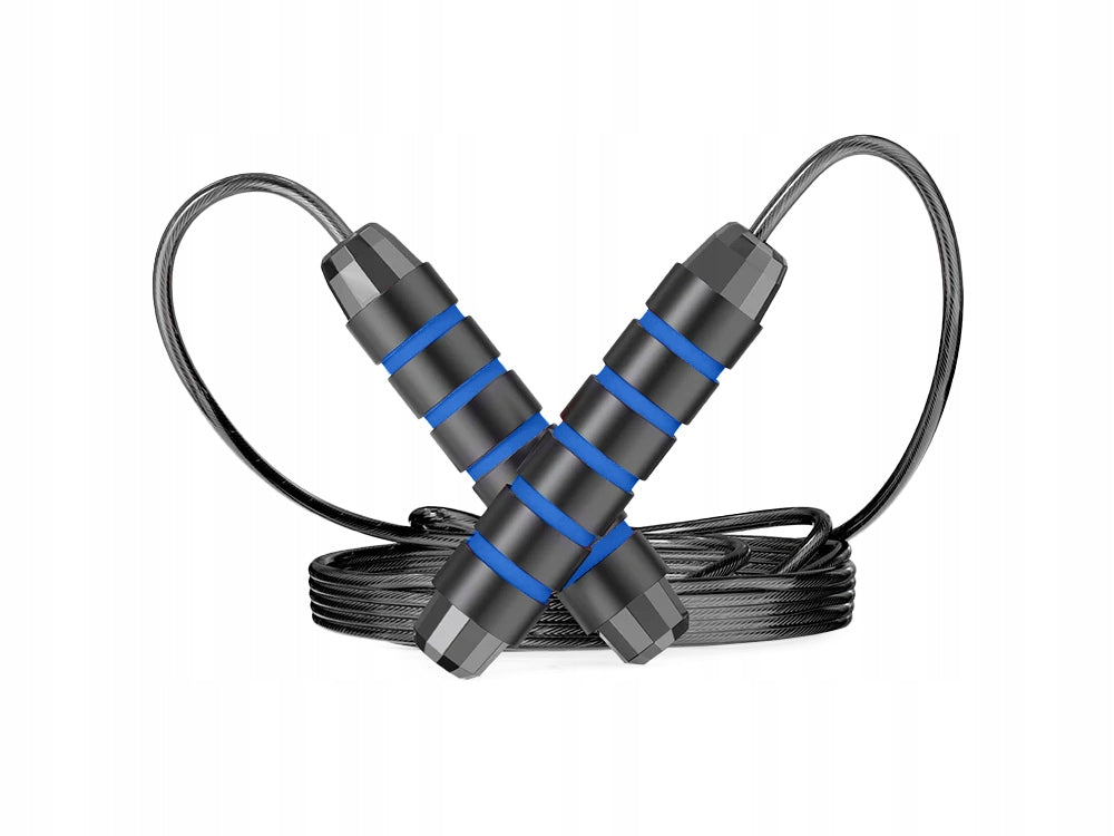 JUMP ROPE 275 CM FITNESS WITH BEARINGS ADJUSTABLE CROSSFIT Model BLAK=CK