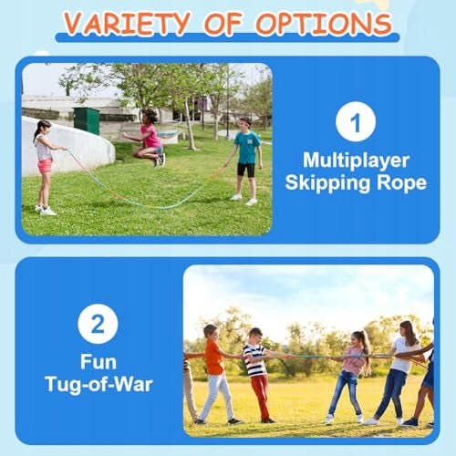 JUMP ROPE 5 M MULTIPLAYER TEAM BACKYARD FUN FOR HOME Kind nylon