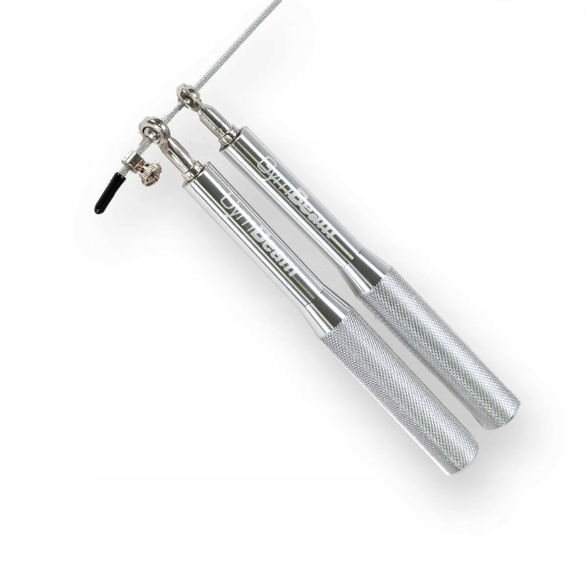 JUMP ROPE ALUMINUM ADJUSTABLE METAL TRAINING GymBeam 300 cm GREY Color gray