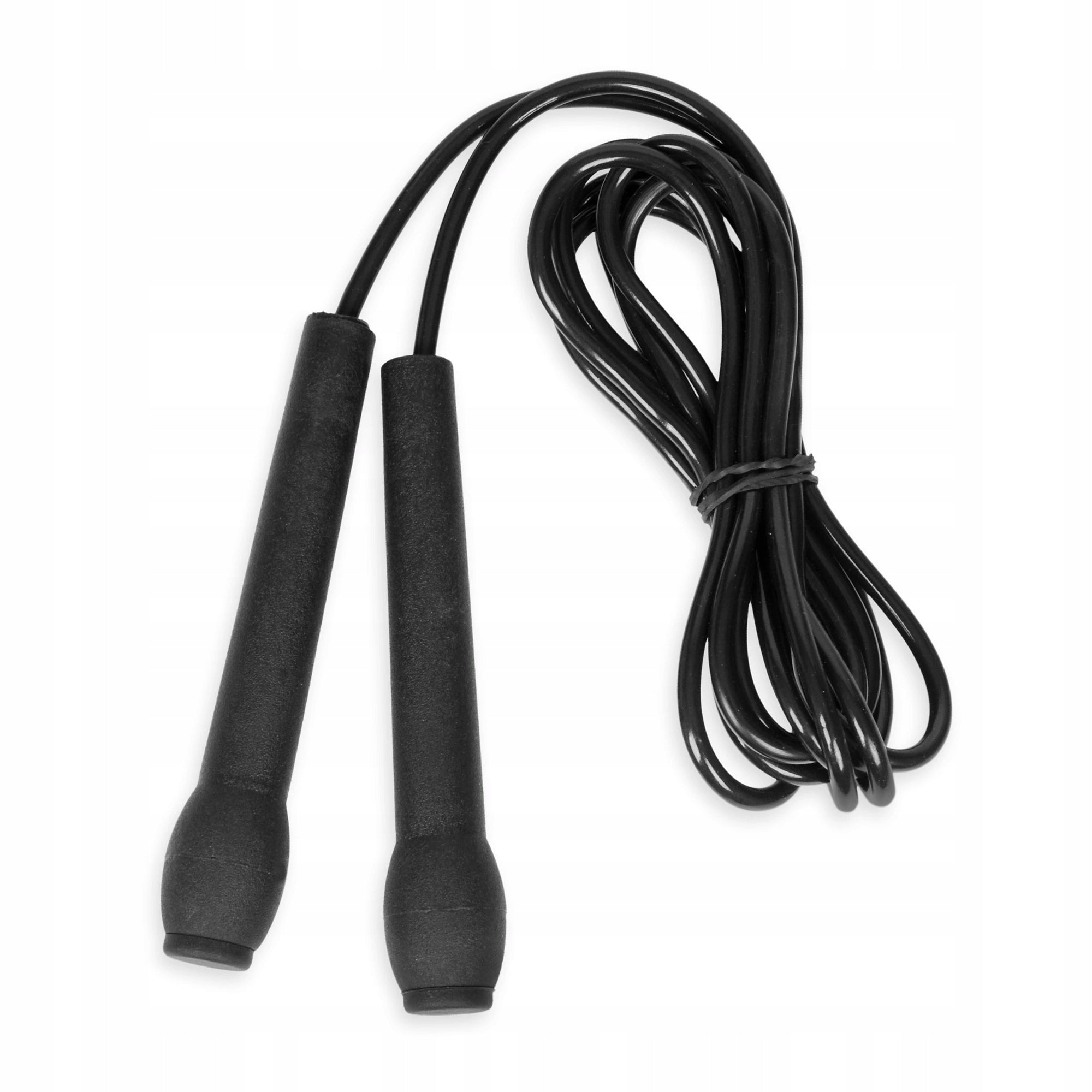 JUMP ROPE BLACK CROSSTRAINING LIGHT COMFORTABLE DURABLE 300 CM DBX BUSHIDO Manufacturer code Lekka skakanka treningowa
