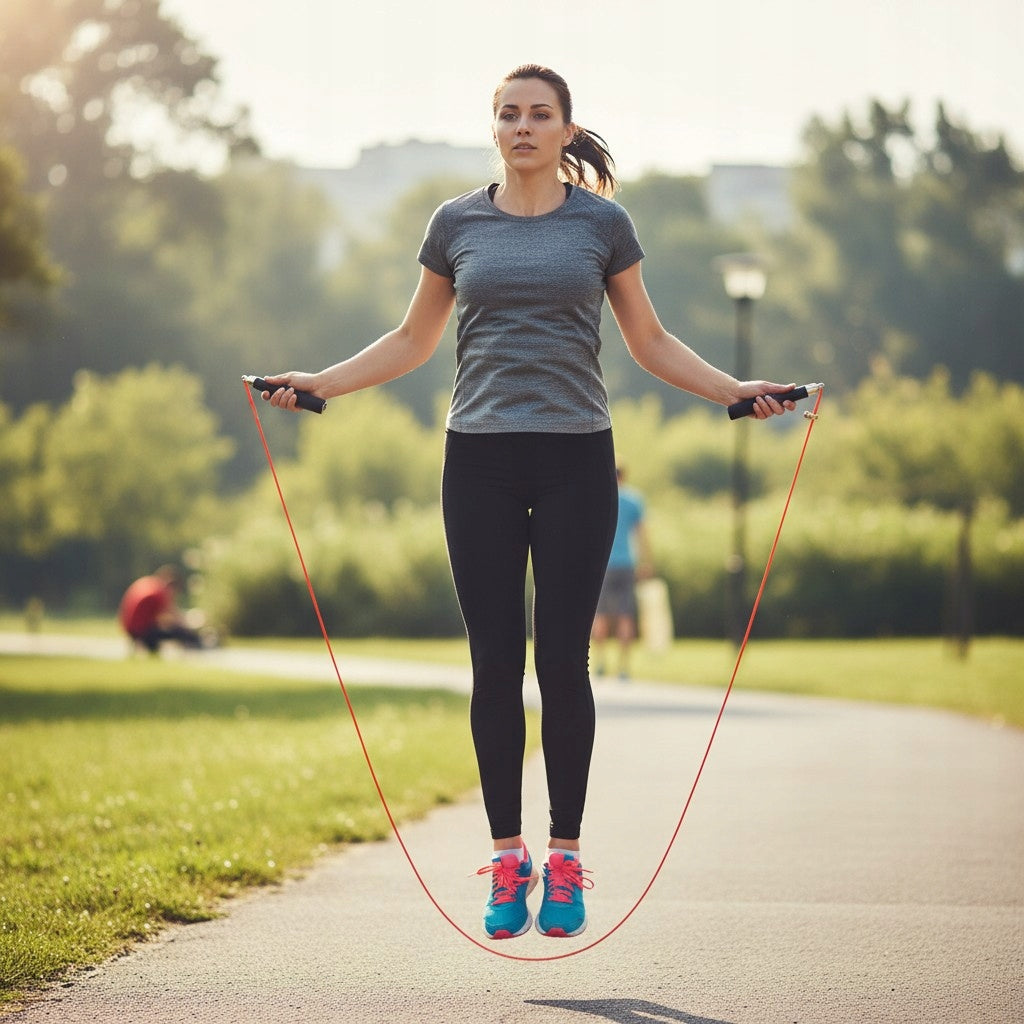 JUMP ROPE CROSSFIT ALUMINUM WITH BEARINGS LONG ROPE ADJUSTMENT SPORTVIDA Packaging status original