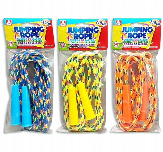 JUMP ROPE FOR CHILDREN 210CM 2M COLORFUL Color multicolor