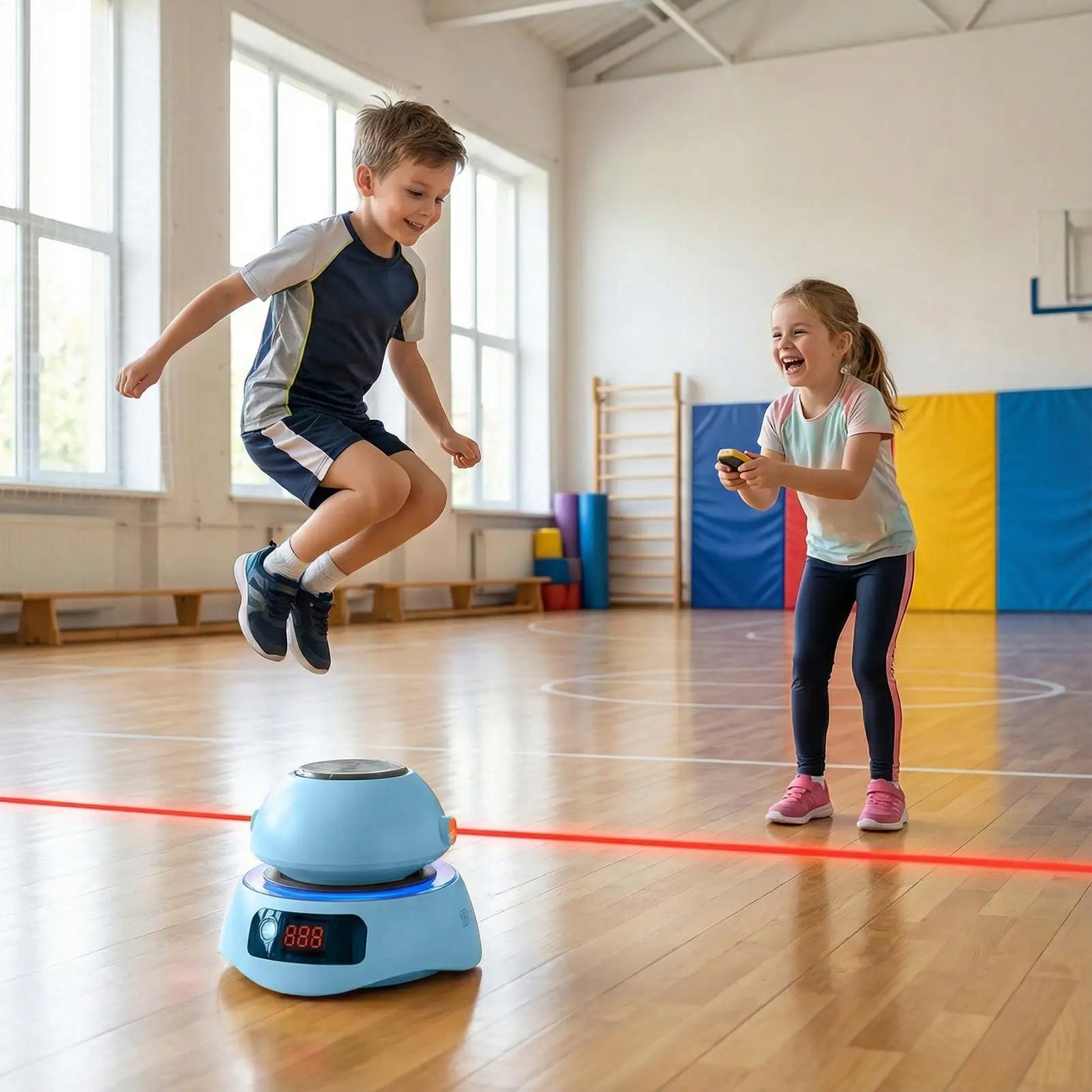 JUMP ROPE FOR CHILDREN MUSIC BLUETOOTH SMART WITH SMART LED COUNTER Manufacturer code JYSafora SKAKANKA MUZYCZNA INTELIGENTNA