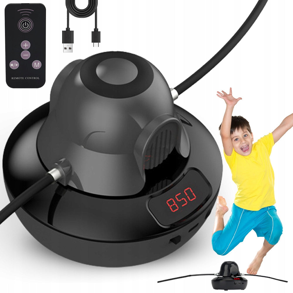 JUMP ROPE INTERACTIVE AUTOMATIC ROPE WITH REMOTE CONTROL COUNTING 10 SPEEDS