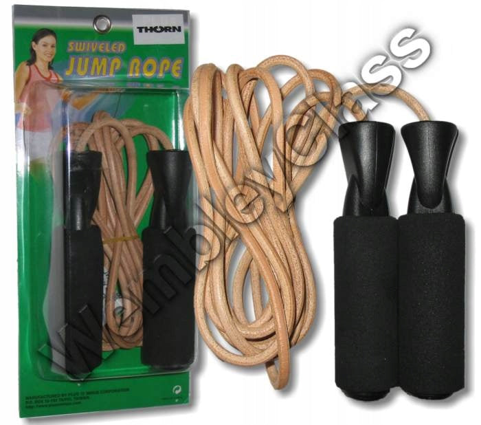 JUMP ROPE LEATHER BALL BEARING