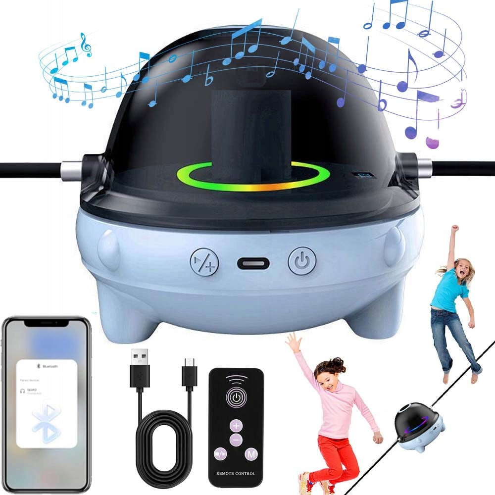 JUMP ROPE MUSIC TOY INTERACTIVE ROPE FOR MANY + REMOTE CONTROL WITH COUNTER