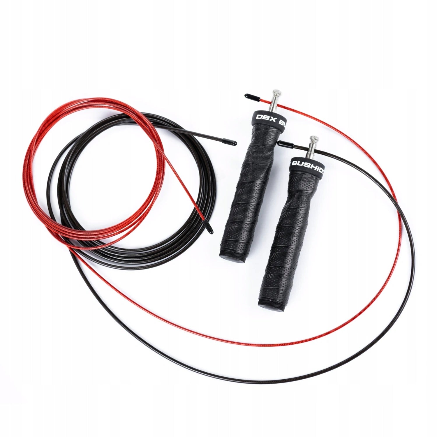 JUMP ROPE TRAINING CABLE LENGTH ADJUSTMENT WITH BEARINGS - 2 BUSHIDO CABLES Manufacturer code Profesjonalna skakanka