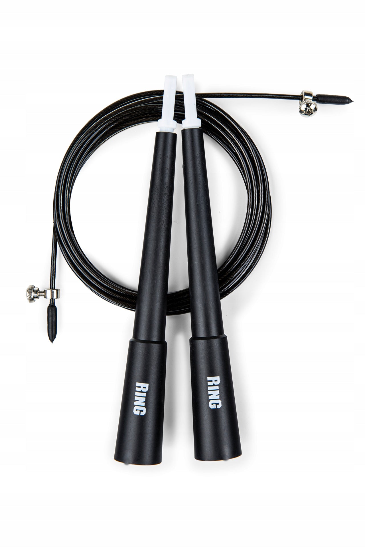 JUMP ROPE TRAINING FITNESS SPORT ADJUSTABLE ECO Color black