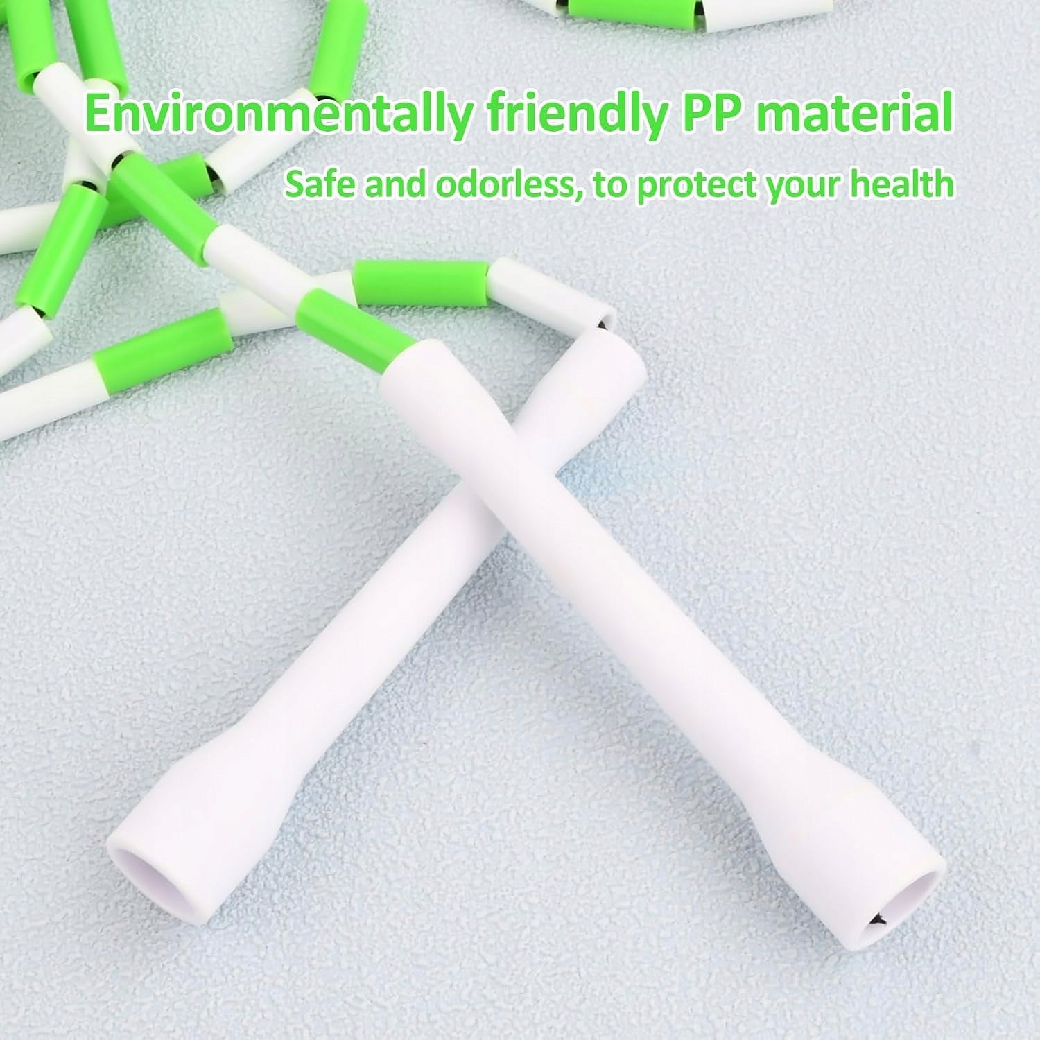 JUMP ROPE WITH BEADS 3M ADJUSTABLE UNBREAKABLE ANTI-TANGLE Rope length 1 cm