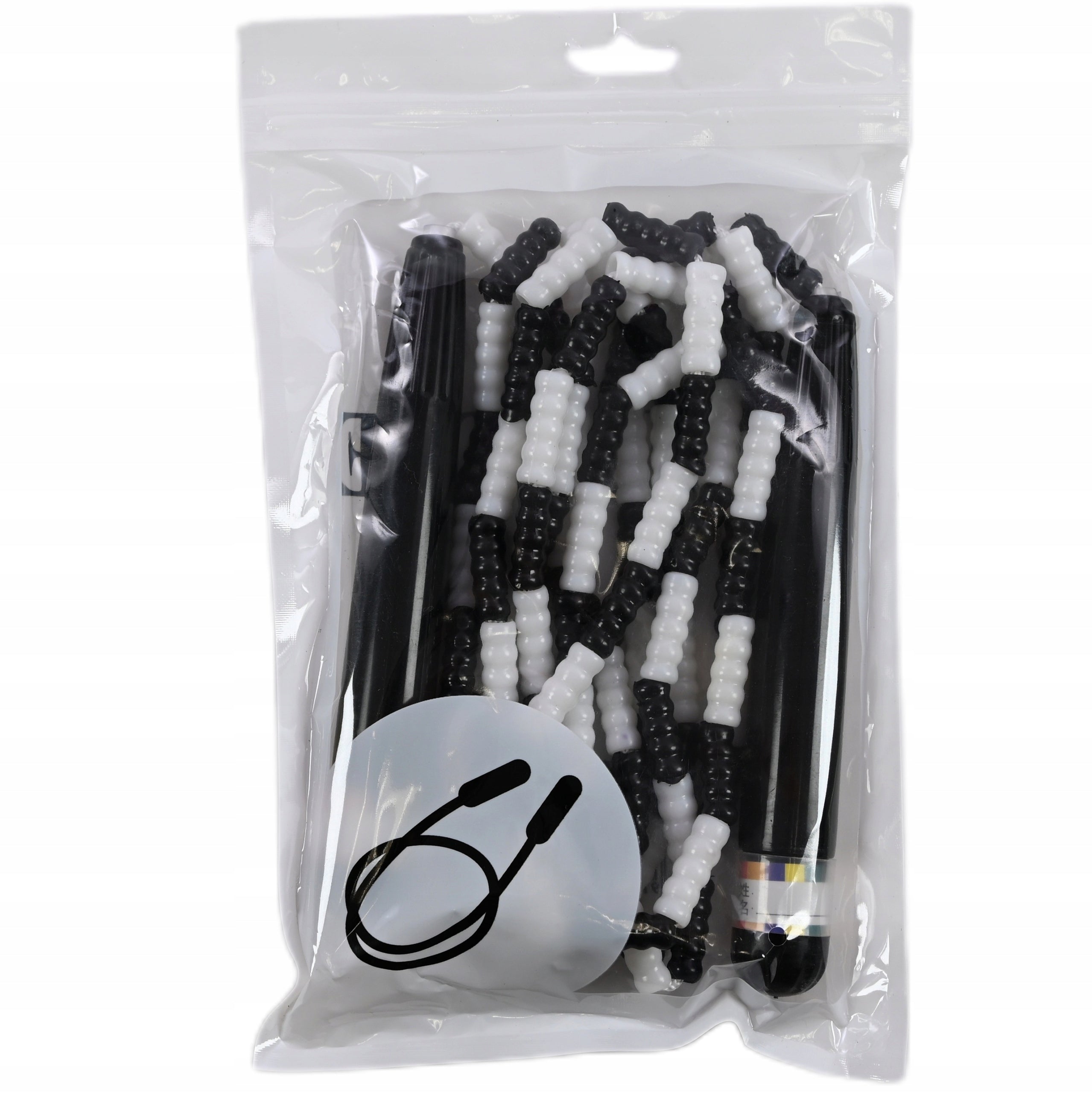 JUMP ROPE WITH BEADS FOR CHILDREN ADJUSTABLE STRING FOR PRACTICING FUN Manufacturer code D45342