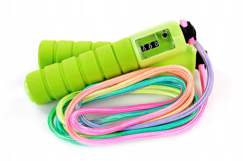 JUMP ROPE WITH COUNTER FOR CHILDREN STRING ADJUSTABLE SPORTS 242CM Kid's age 3＋ years