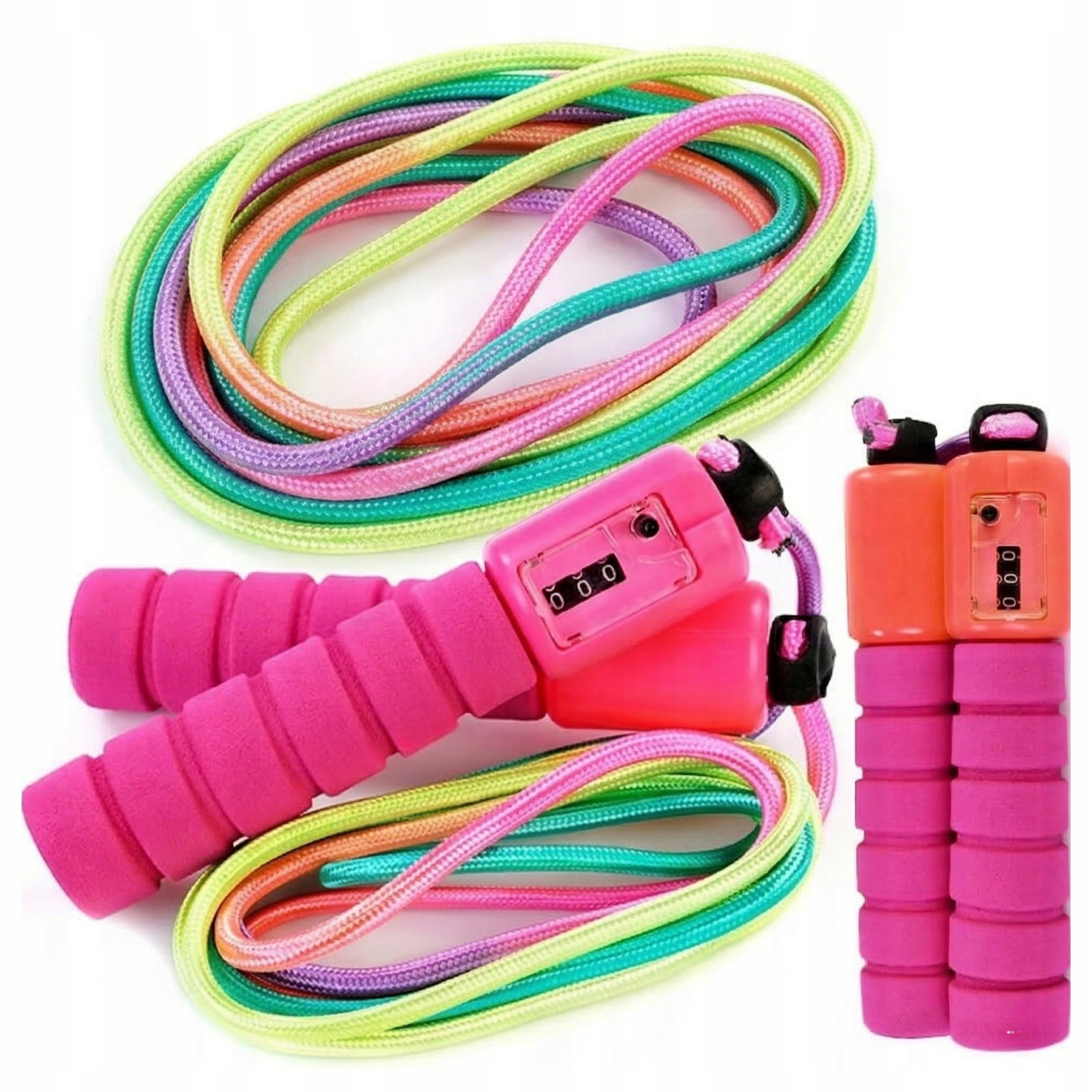 JUMP ROPE WITH COUNTER FOR CHILDREN STRING ADJUSTABLE SPORTS 242CM