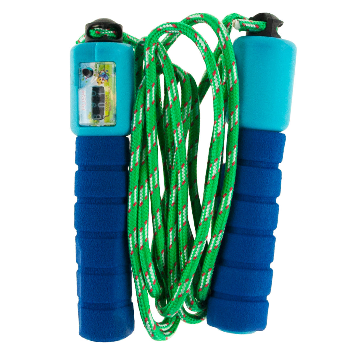 JUMP ROPE WITH JUMP COUNTER 250CM ADJUSTABLE STRING FITNESS CROSSFIT EAN (GTIN) 5900291321417