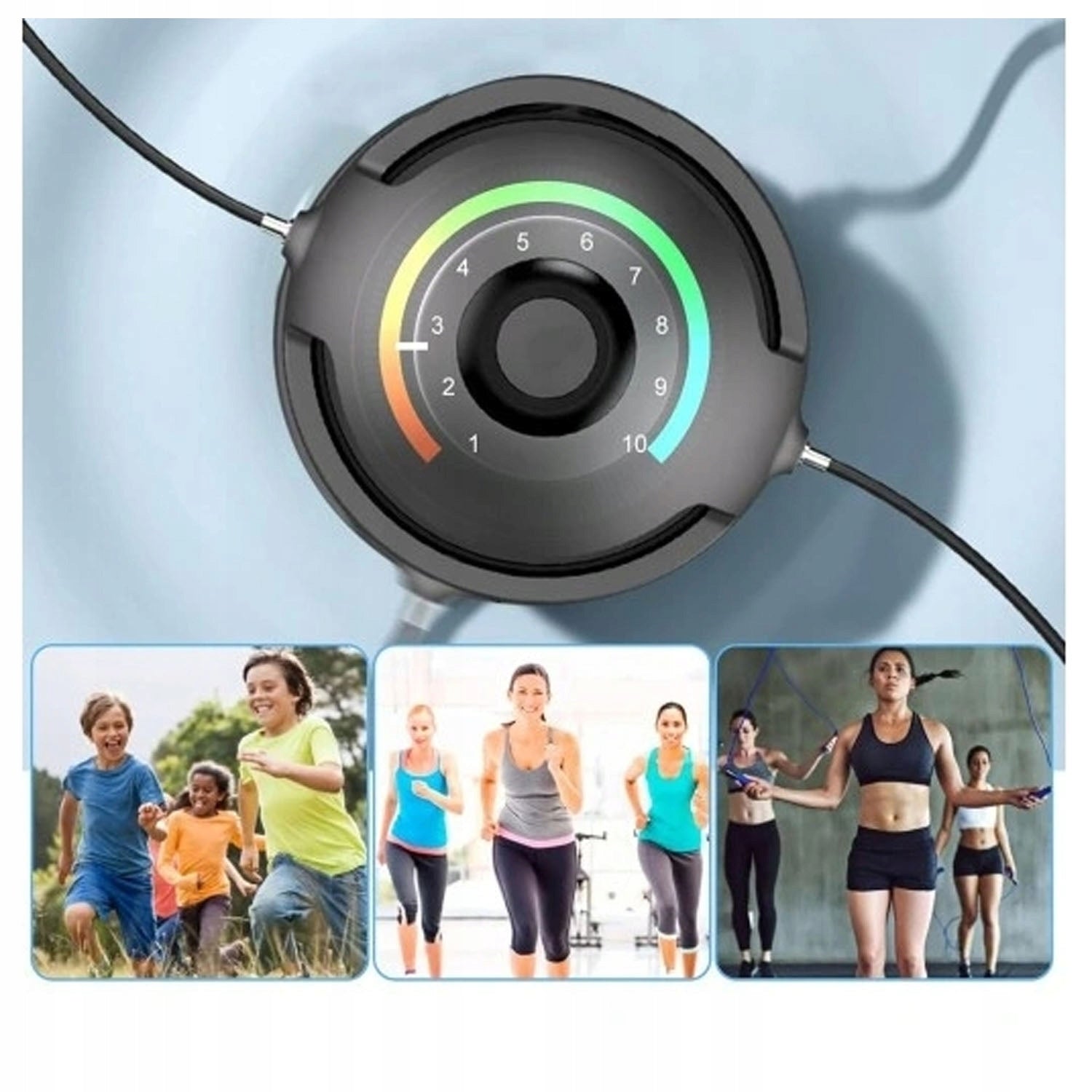 JUMP ROPE WITH LED COUNTER AUTOMATIC BLUETOOTH AND MUSIC FUNCTION Brand no brand