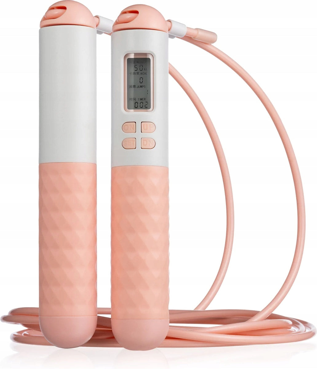 JUMP ROPE WITH LOAD COUNTER WIRELESS DISPLAY BT 2IN1 GYMTEK