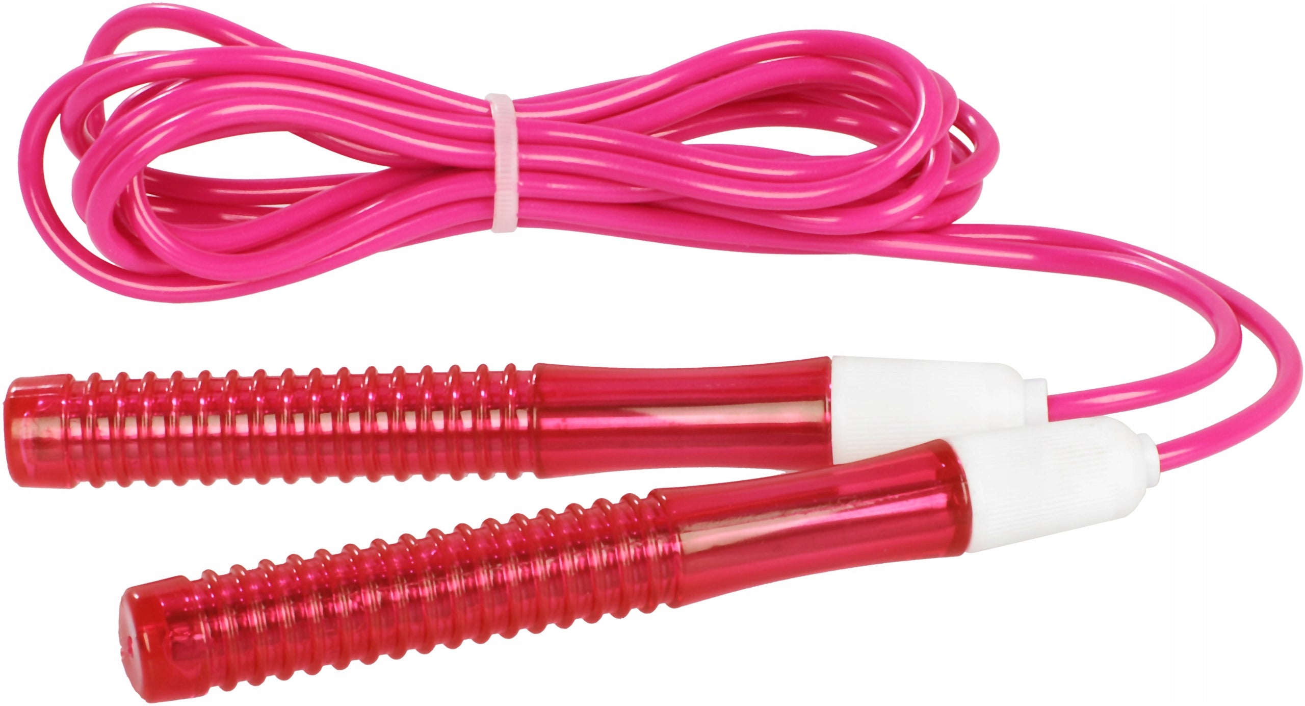 JUMP ROPE WITH TRAINING ROPE CROSSFIT FITNESS 280cm Color pink