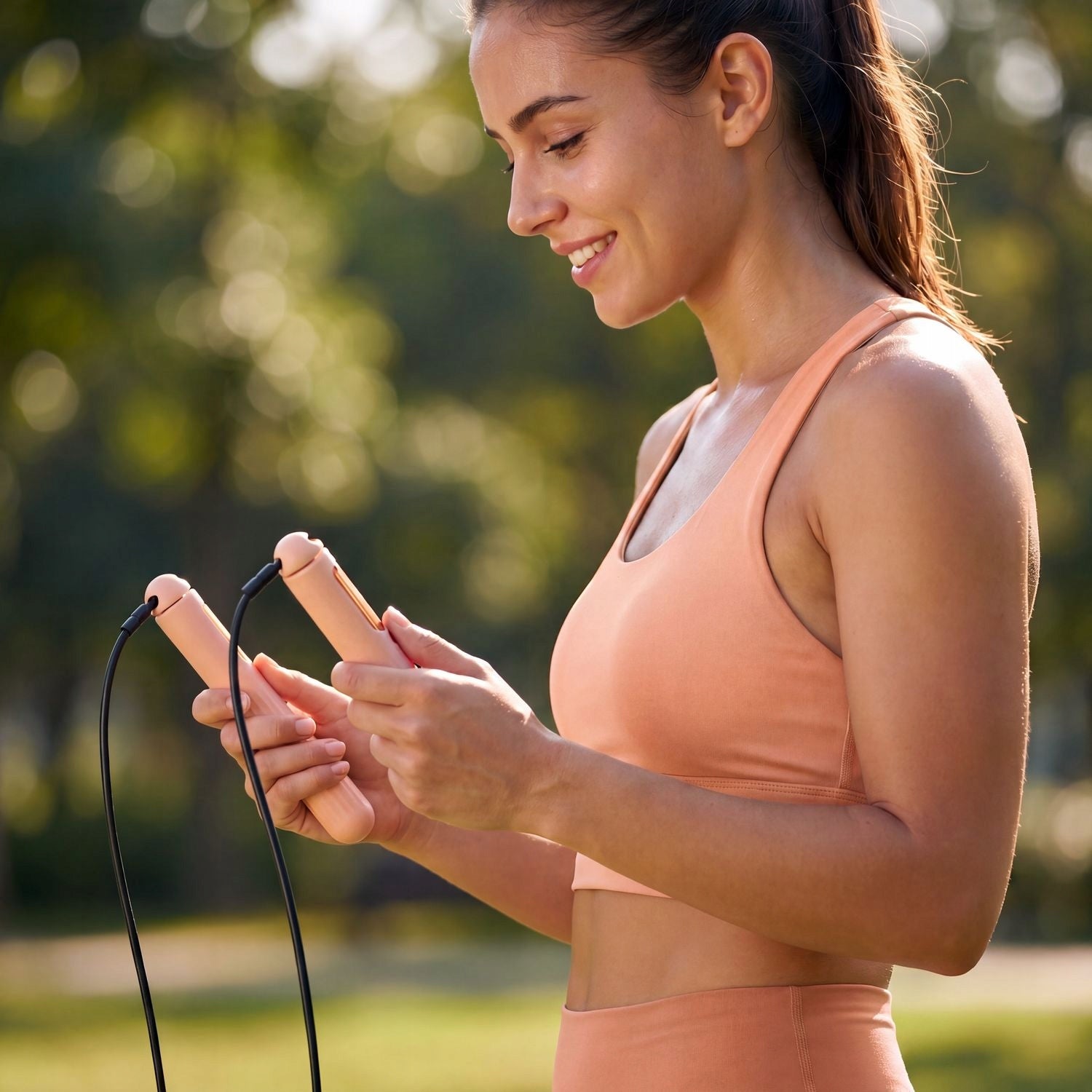 JUMP ROPE WITH WIRELESS COUNTER 2IN1 CABLE + BLUETOOTH BALLS GYMTEK Packaging status original