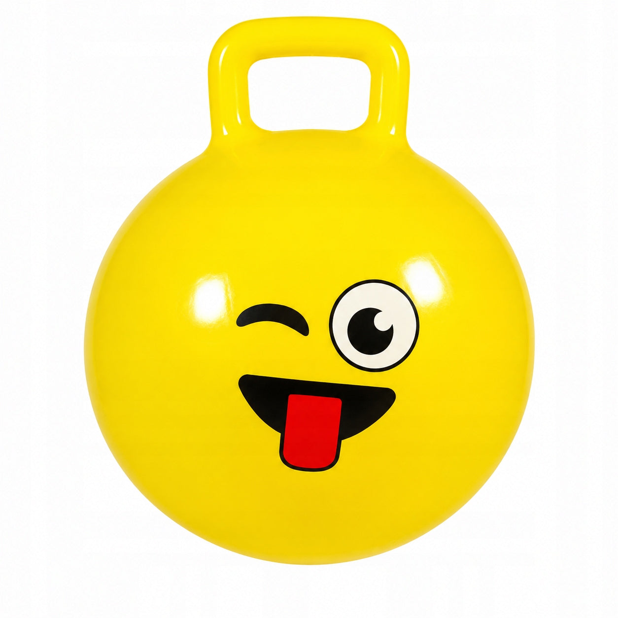 JUMPING BALL RUBBER JUMPER LARGE FACE EMOTES 50 CM Manufacturer code PIŁKA GUMOWA DLA DZIECI