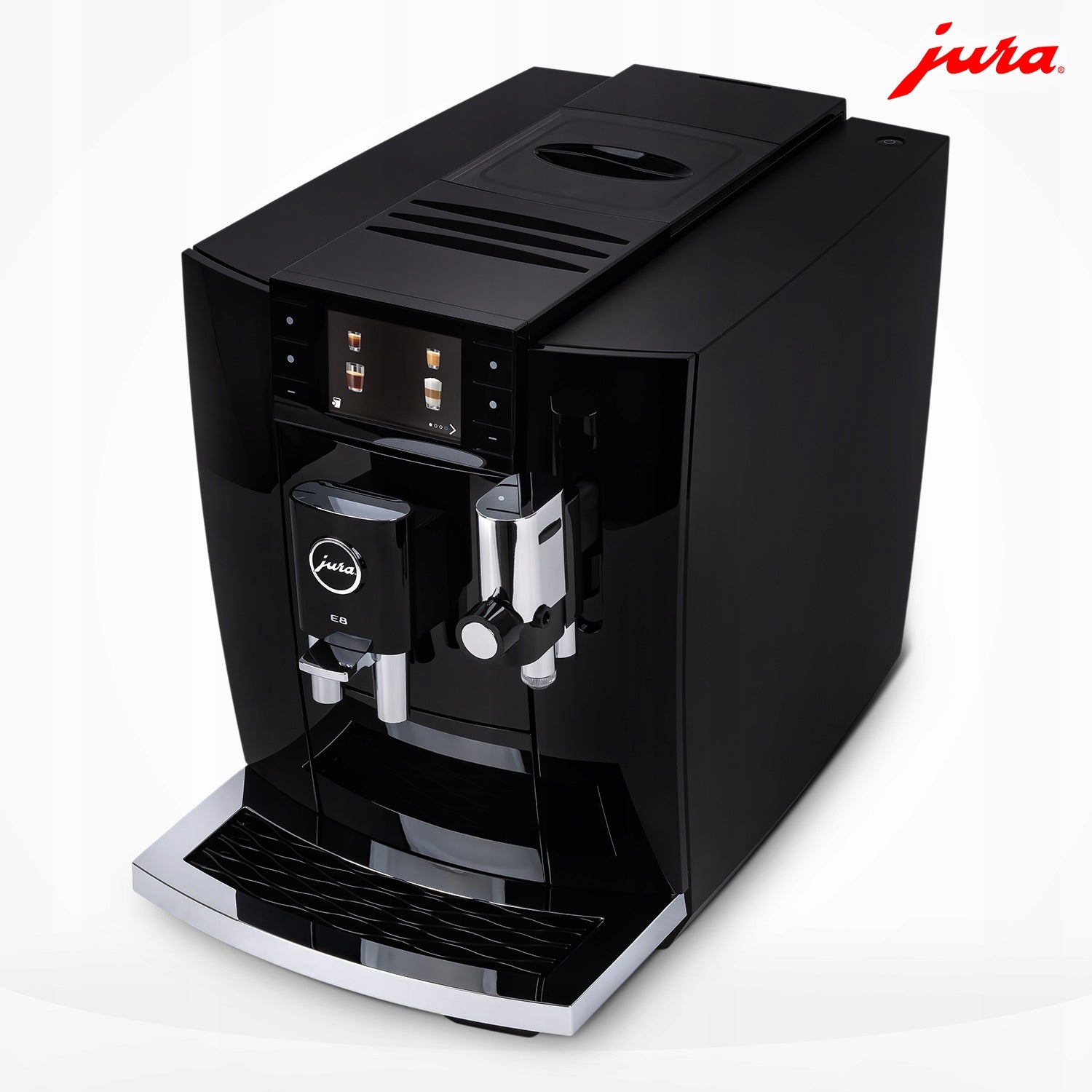 JURA AUTOMATIC PRESSURE COFFEE MAKER E8 1450W 15BAR 27 SPECIALTIES Manufacturer code 15745