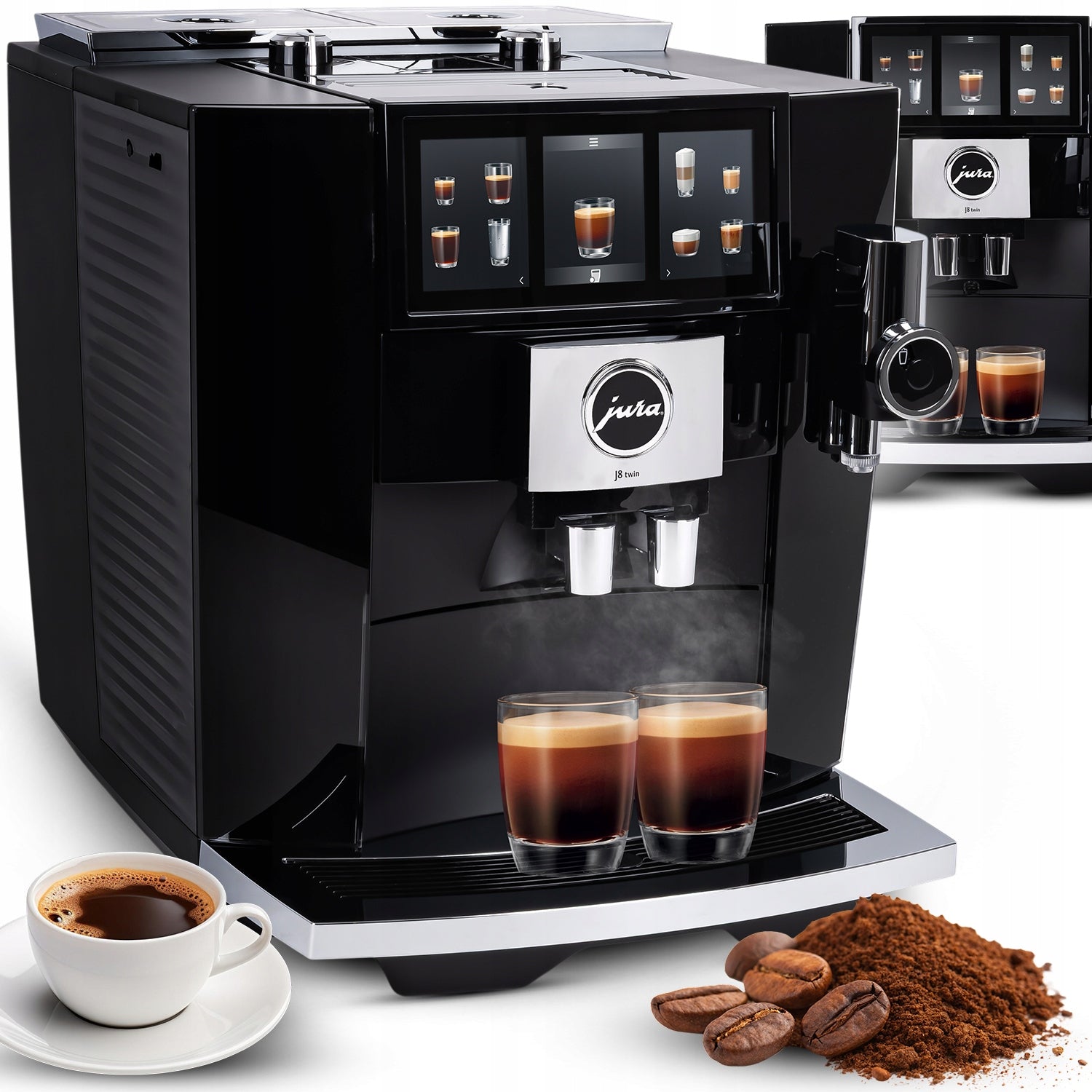 JURA AUTOMATIC PRESSURE COFFEE MAKER J8 TWIN 15BAR 31 SPECIALTIES
