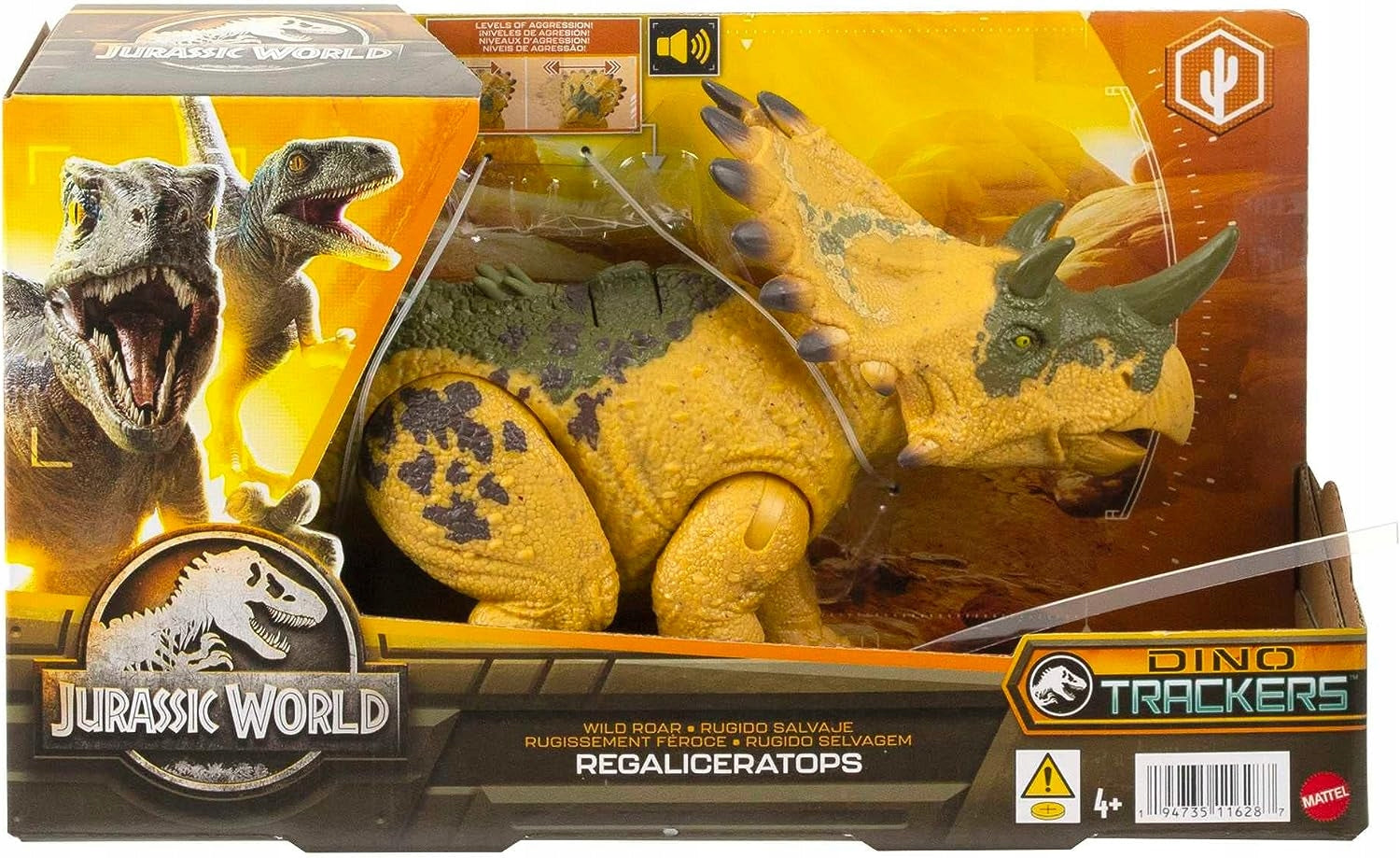 Figūrėlė Jurassic World Wild Roar Regaliceratops