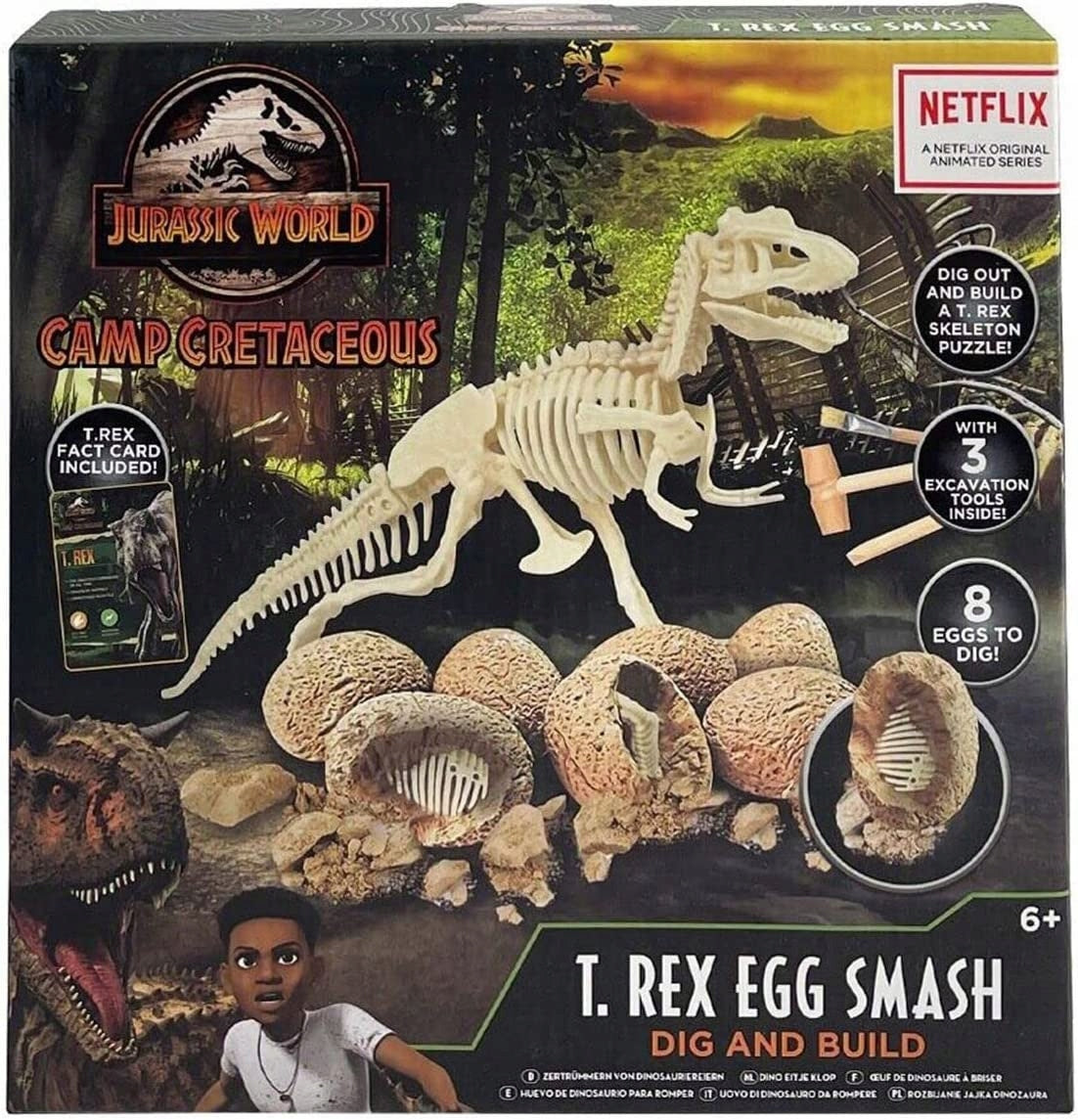 Kit Jurassic World Camp Cretaceoaus T-Rex Dig and Build 