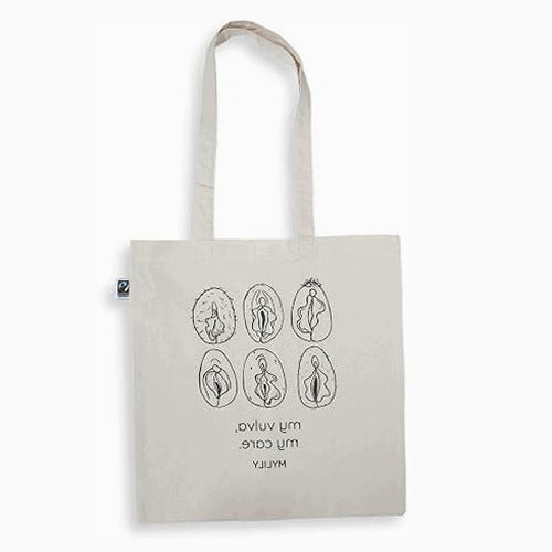 JUTE BAG WOMEN'S SHOPPING LARGE ECO-FRIENDLY WITH AESTHETIC PRINT
