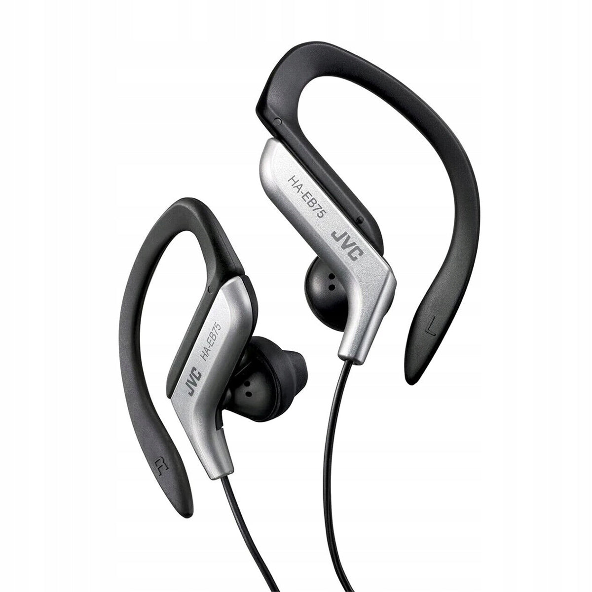 JVC HA-EB75 SPORTS HEADPHONES WITH EAR HOOK SILVER EAN (GTIN) 4975769380105
