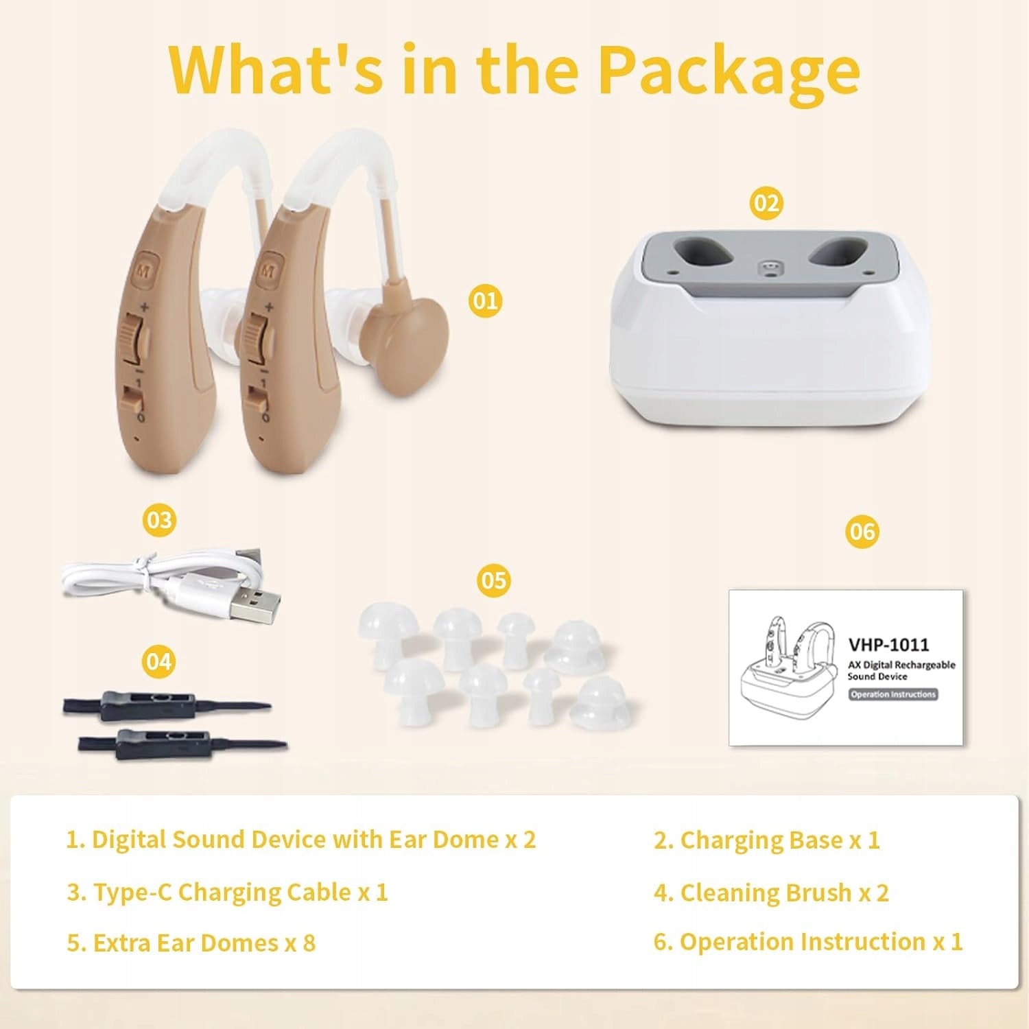 JYYRC Hearing Aid with Mode 4 Volume Control Medical device no