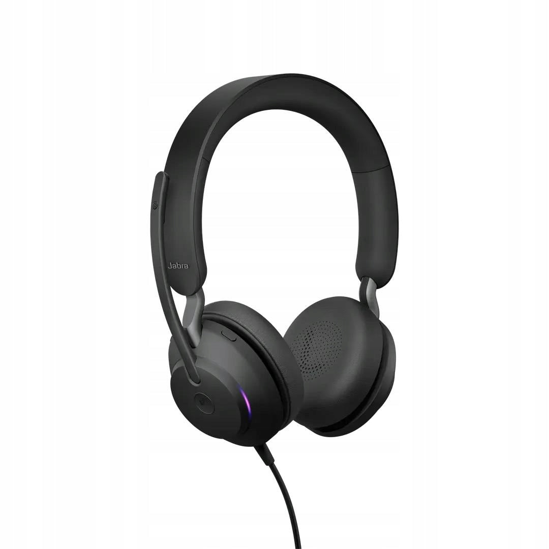 Jabra Evolve2 40 SE MS Headphones with Microphone USB-C Stereo Black On-Ear Packaging status original