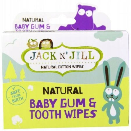 Jack N' Jill, Natural Baby Gum Wash Wipes, 25 Pieces