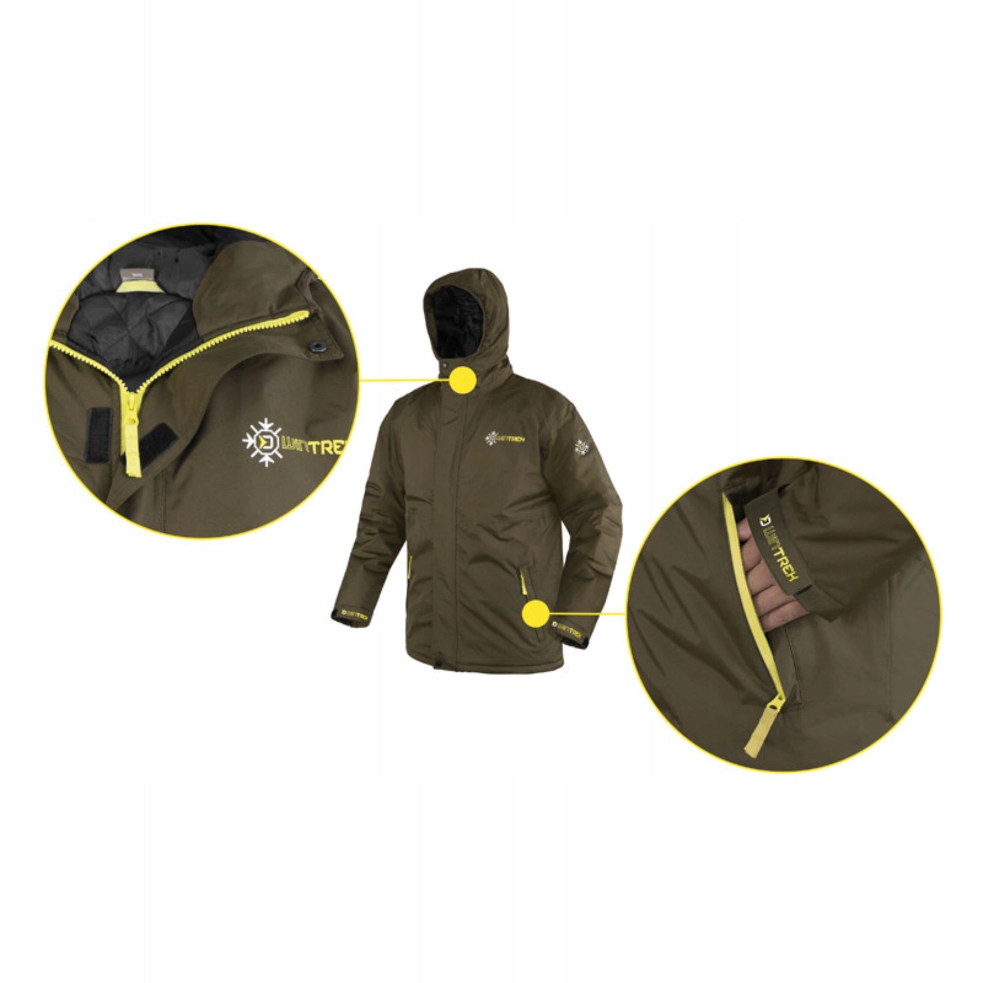 Jacket Delphin WinTREK / size M Color green